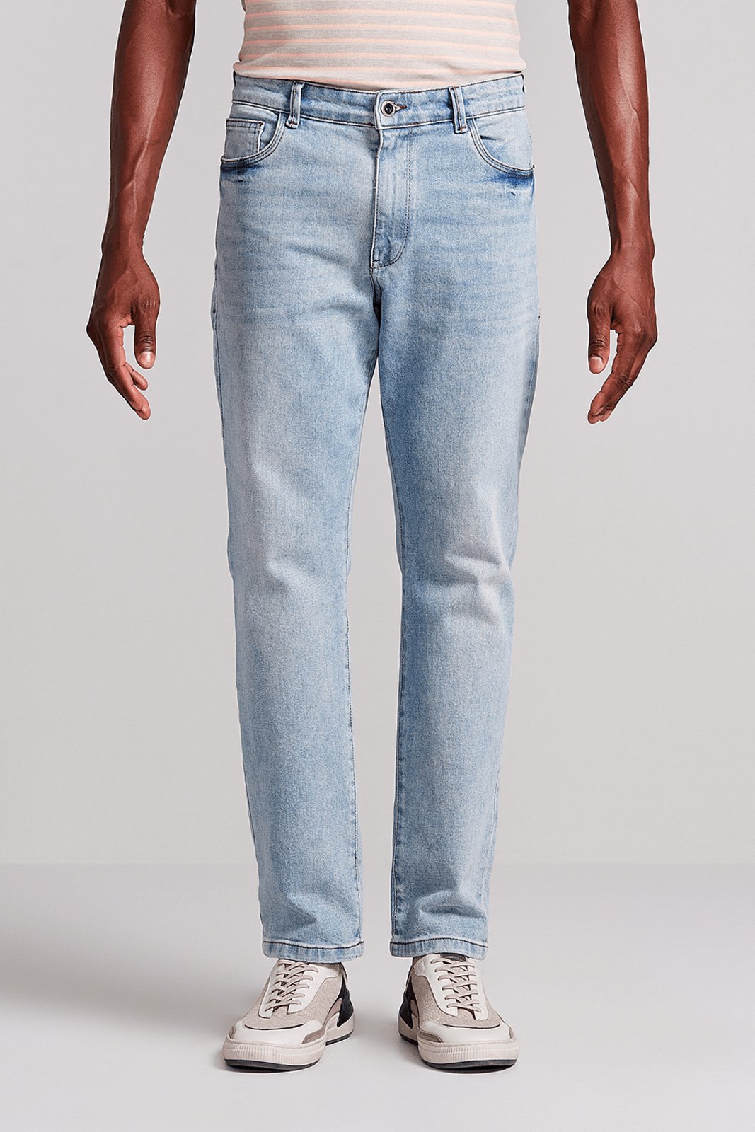 HIGHSTIL Calça Jeans Comfort – Lavagem Clara