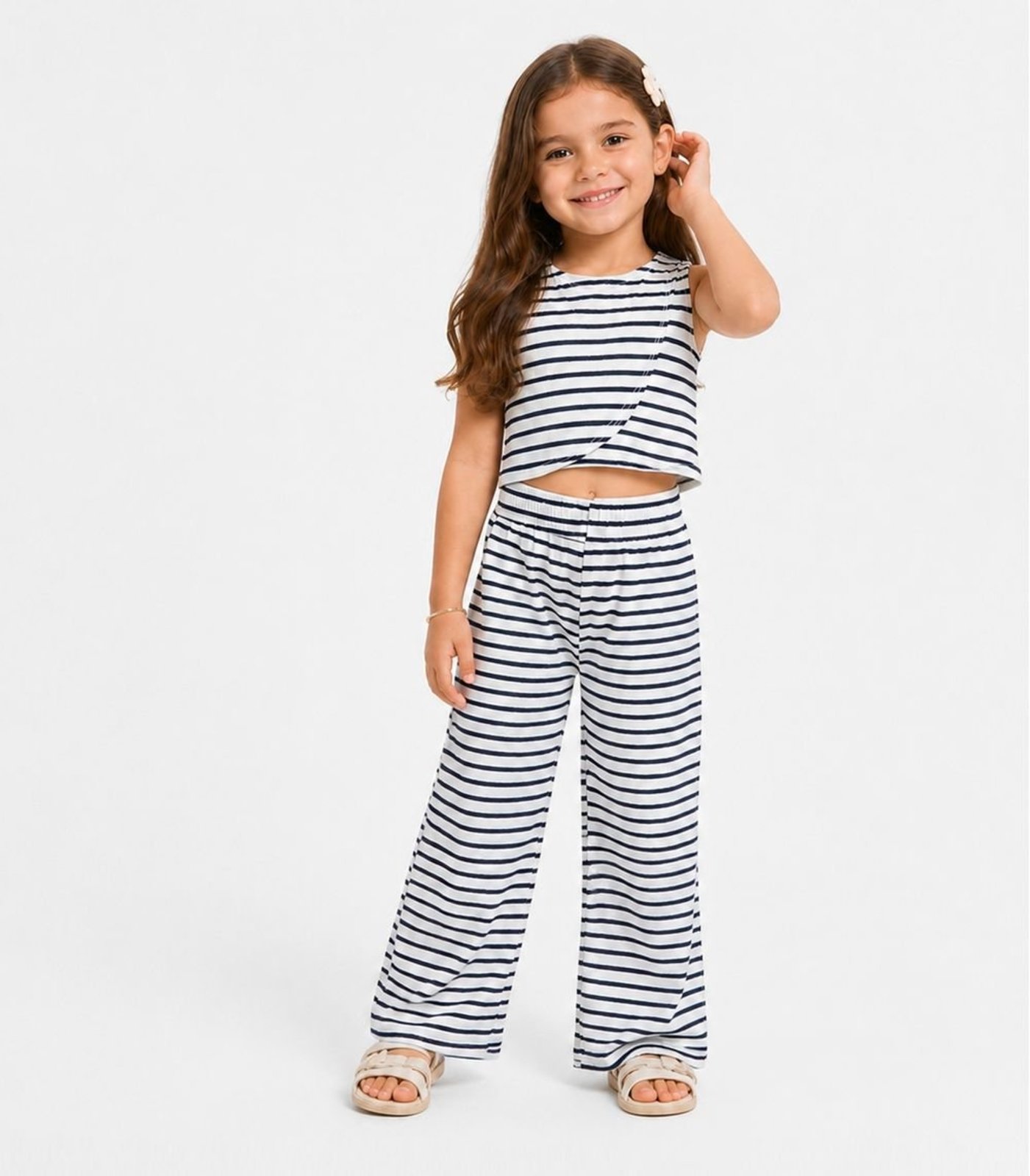 Infantil - Conjunto Regata e Pantacourt Select Branco