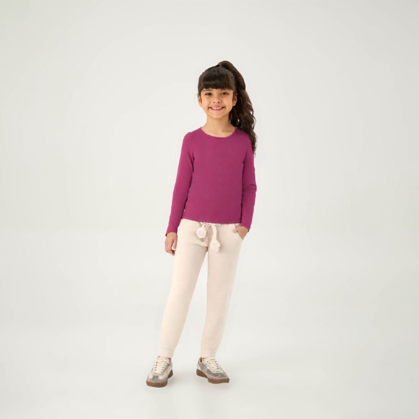 Infantil - Calça Natural Pulla Bulla Menina - 55323-1331