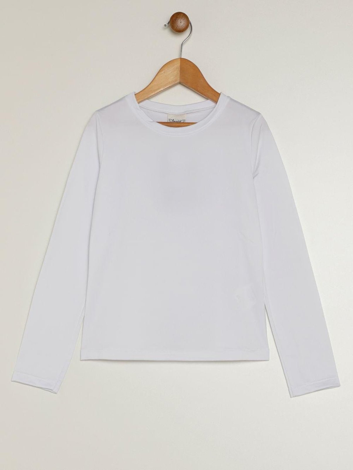 Infantil - Blusa Térmica Para Menina - BRANCO