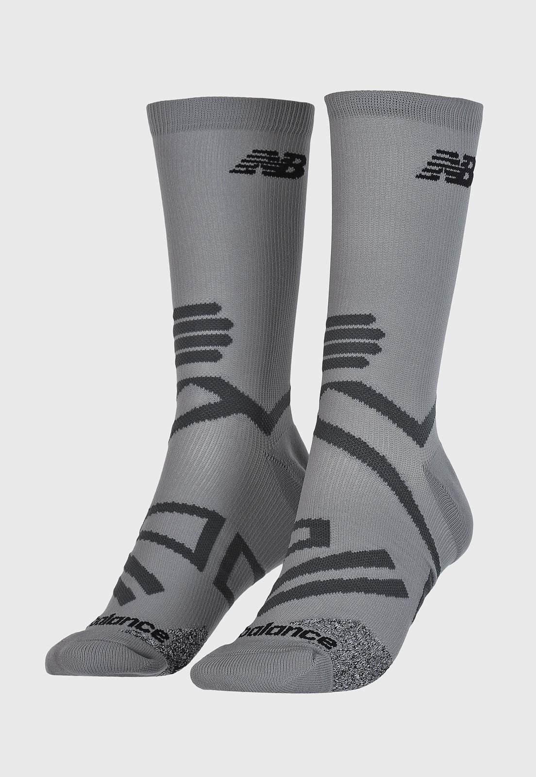 Meia New Balance Performance Quarter Cinza