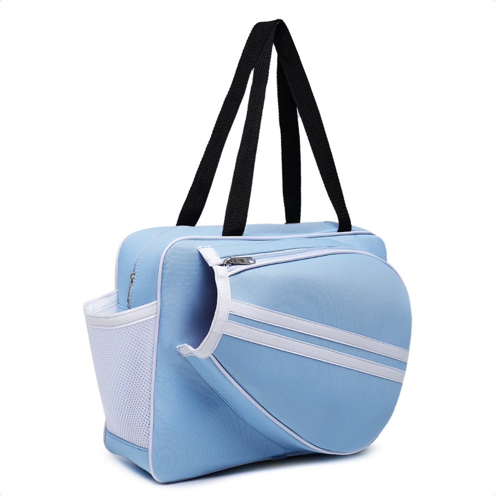 Vista 3 Bolsa Beach Tennis Lavini Raqueteira Celeste Lavini Shoes azul Lavini Shoes azul