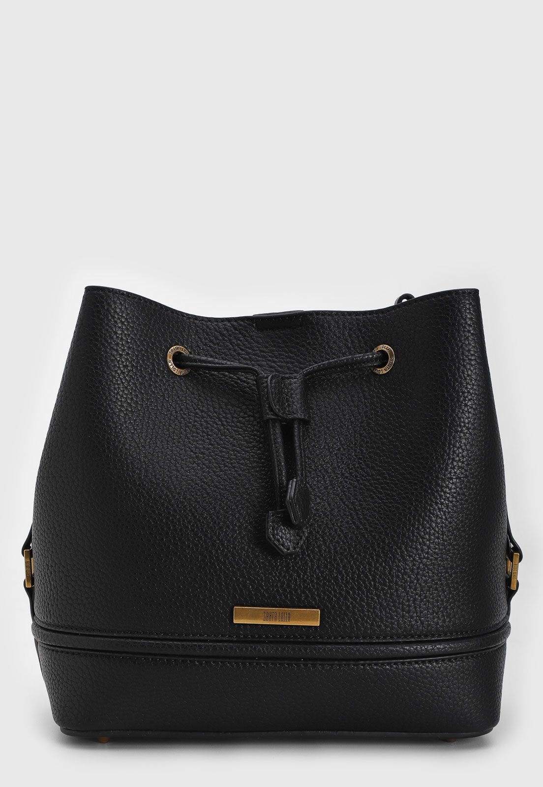 Bolsa Saco Santa Lolla Logo Preta