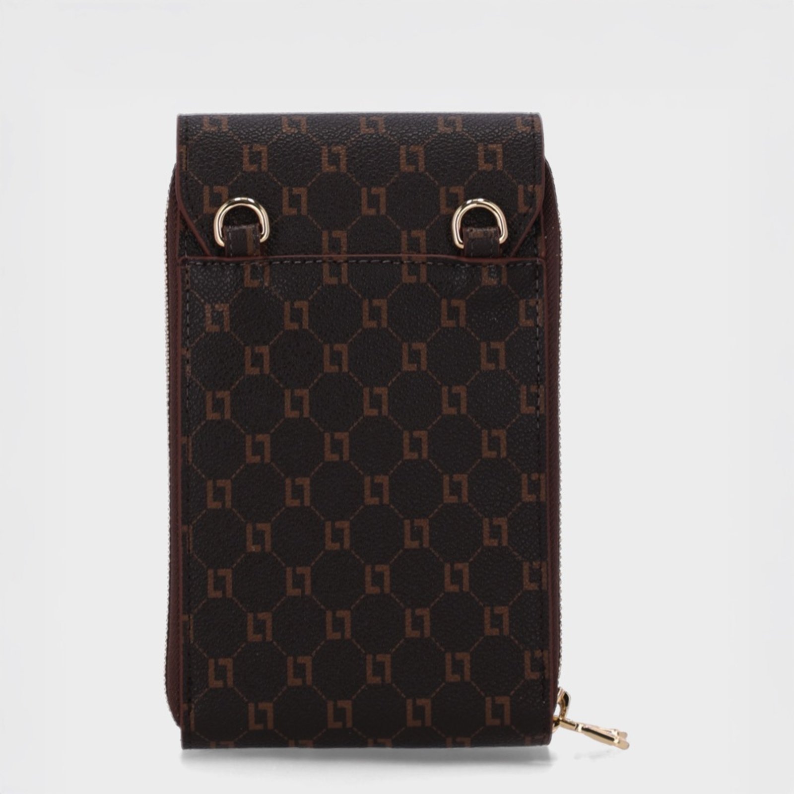 Vista 3 Bolsa Mini Bag Pequena Monograma Mocca - 42000004 Luz Da Lua Marrom marrom mocca marrom mocca