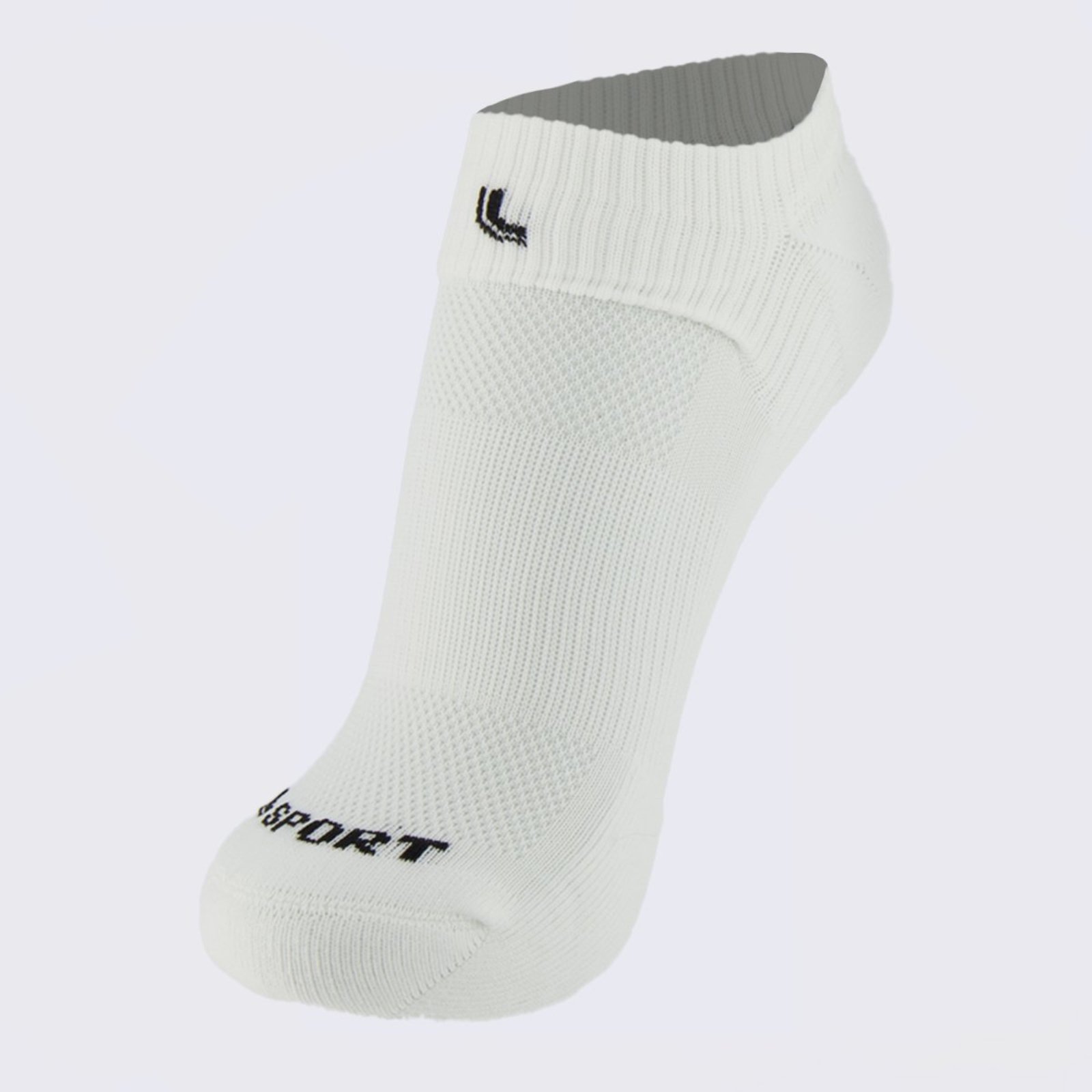 Meia Lupo Cano Baixo Dry Fit Running Branca