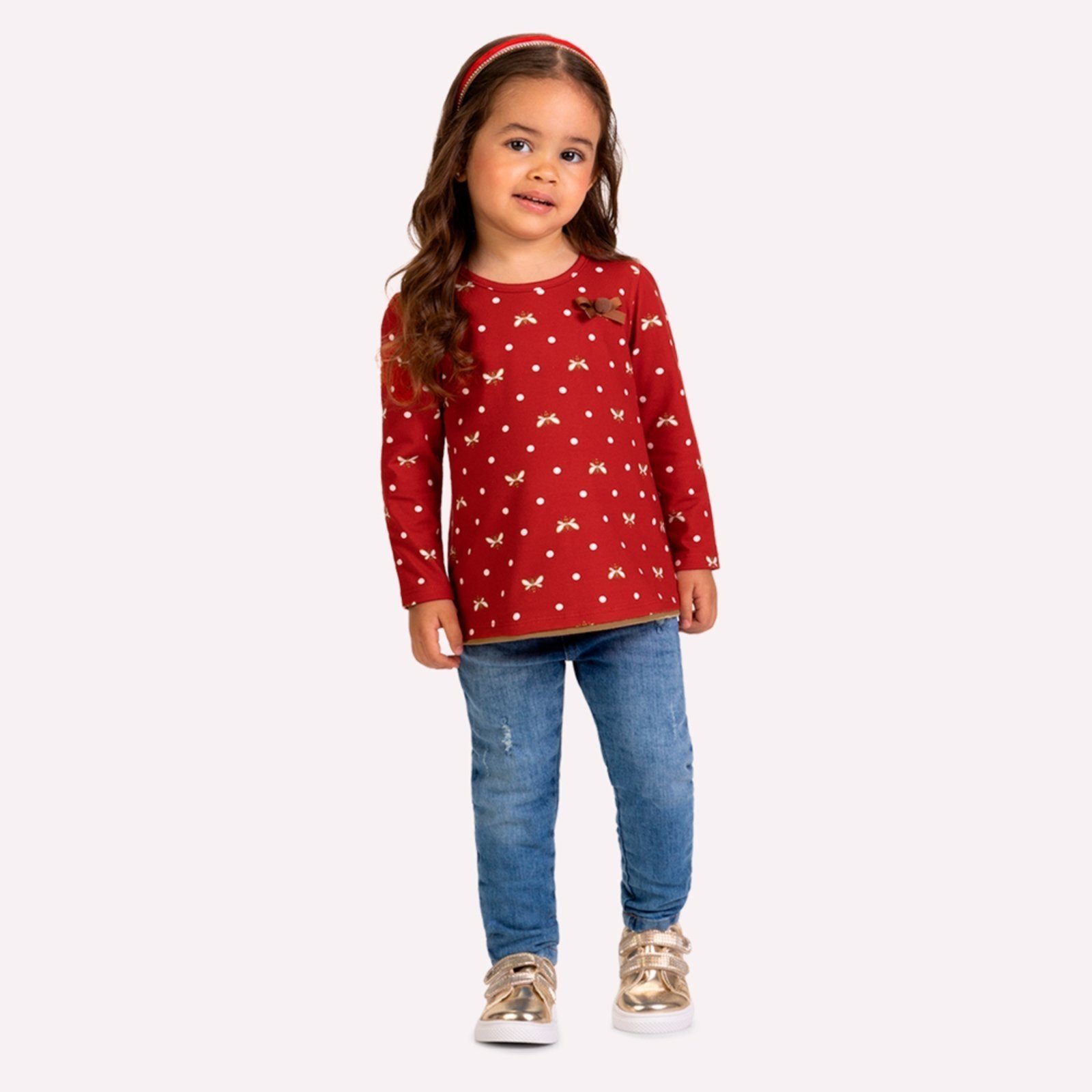 Infantil - Blusa Menina Abelhas Milon