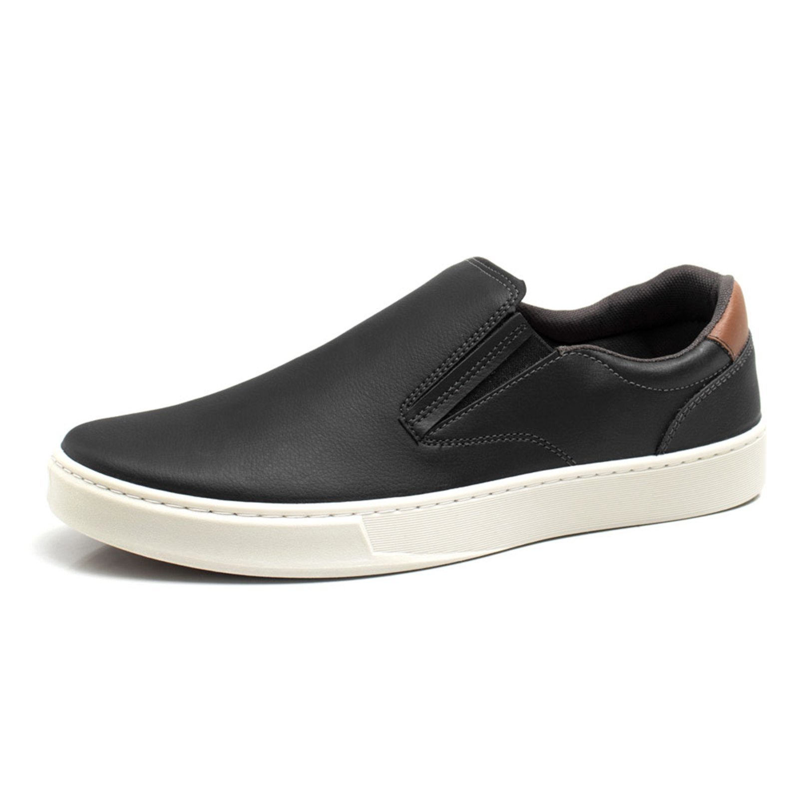 Vista 3 Sapatênis Masculino Épico Conforto Caminhar Dia a Dia Kit Com Carteira ÉPICO CALÇADOS preto ÉPICO CALÇADOS preto