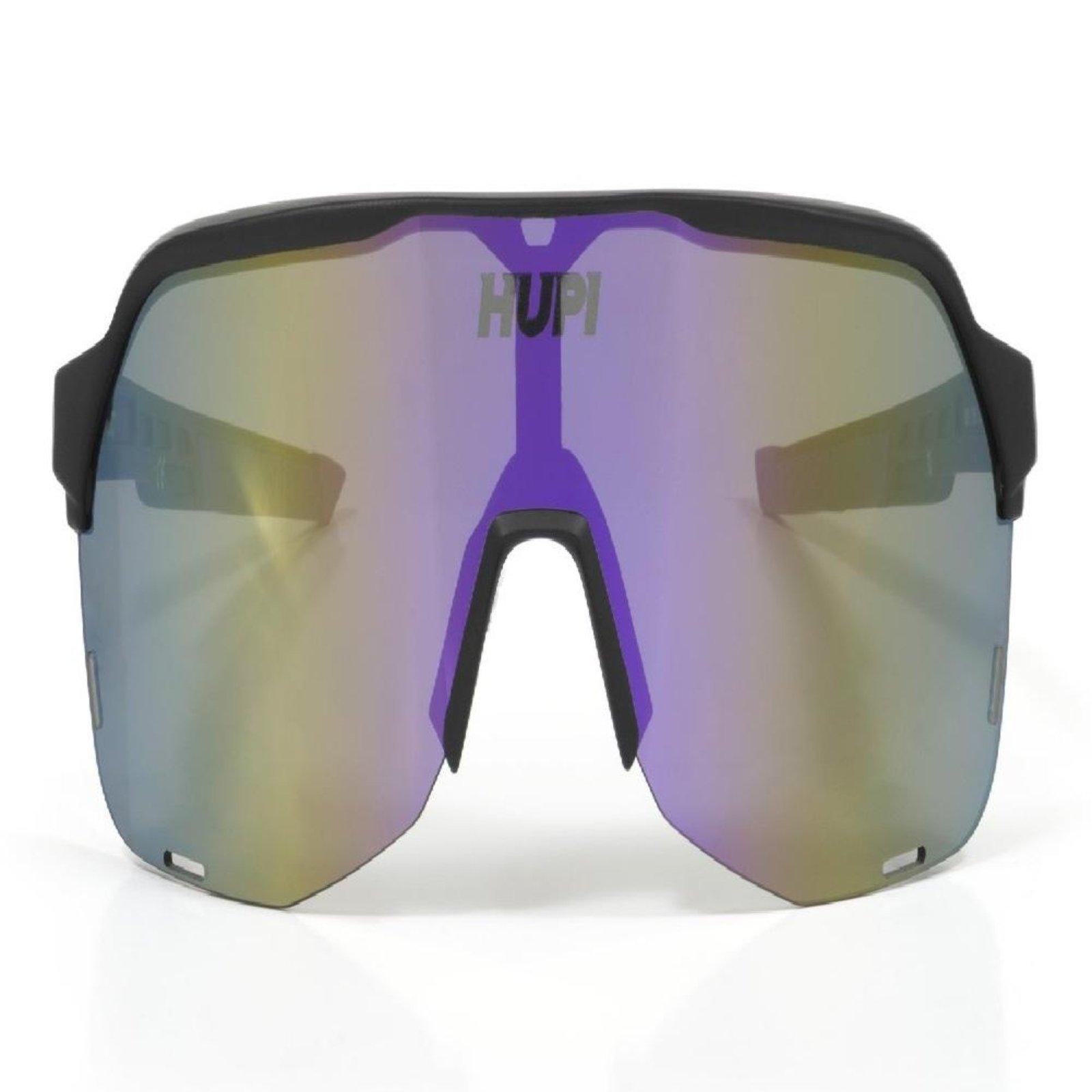 Óculos de Sol HUPI Huez Preto/Roxo – Lente Roxo Espelhado Roxo