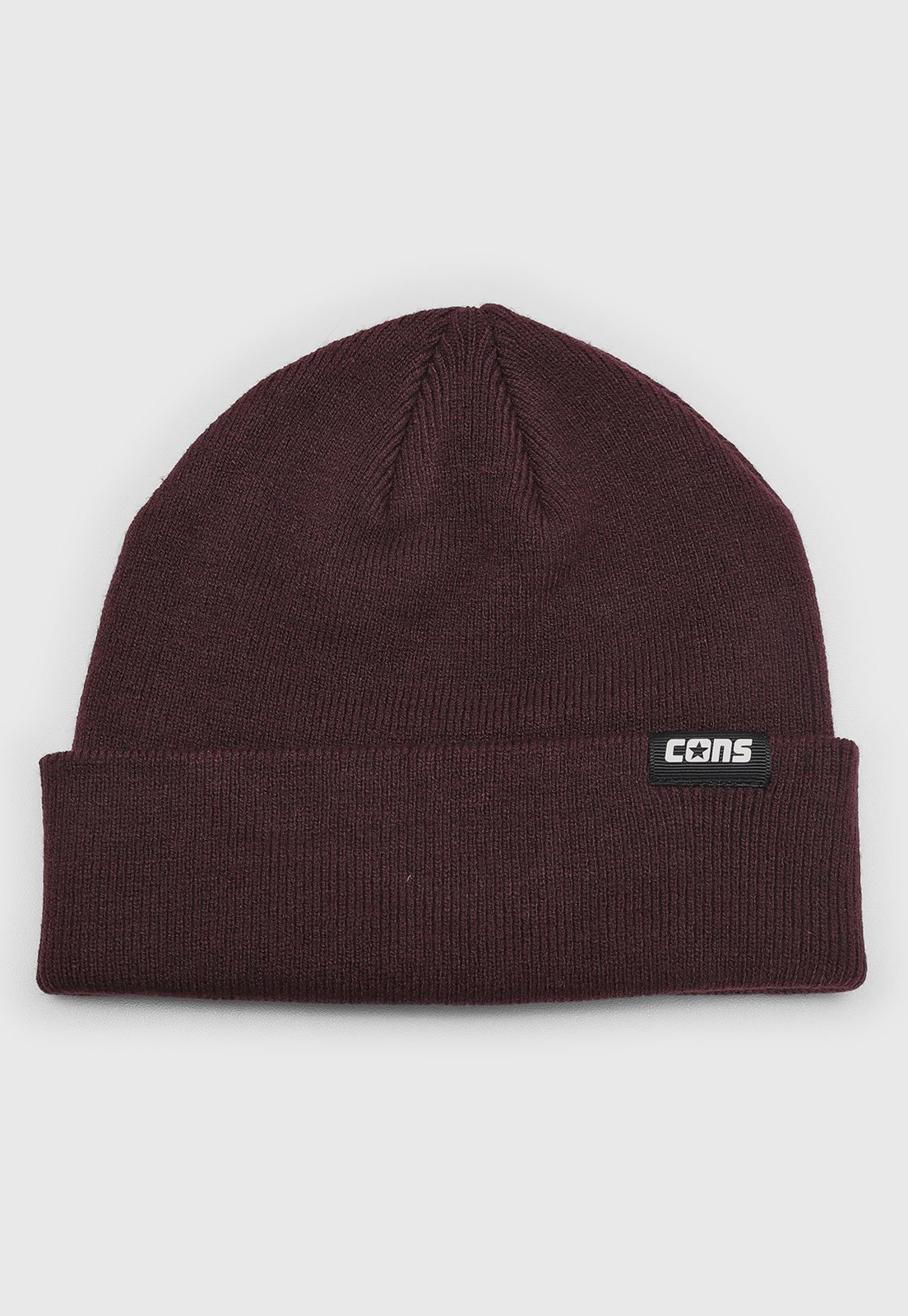 Vista 2 Gorro Unissex Converse CONS Skate Beanie vinho Converse vinho