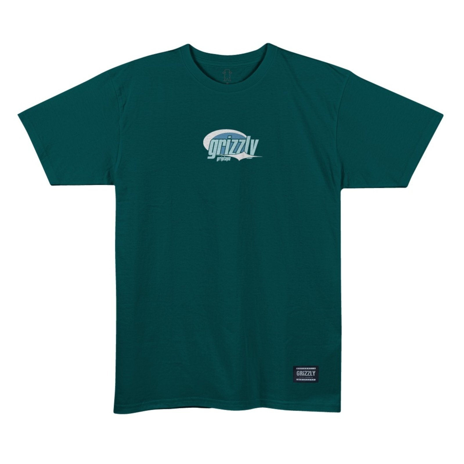 Camiseta Grizzly Glacier Tee - GREEN TEAL