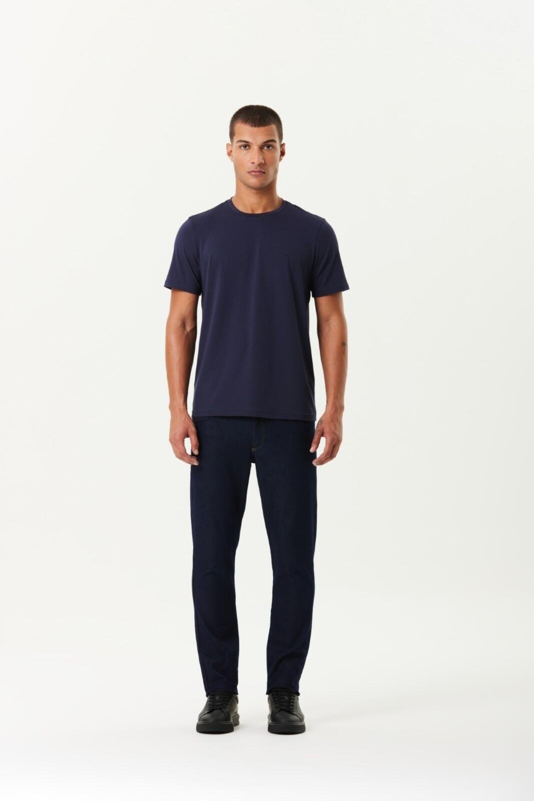 Calça Jeans Slim 5 Bolsos Traymon – Marinho – 58