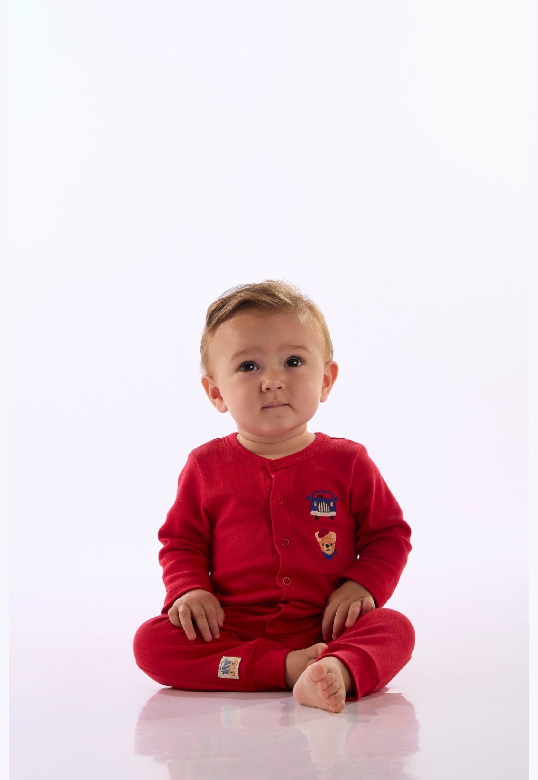 Infantil - Macacão Longo Para Unissex Up Baby Branco