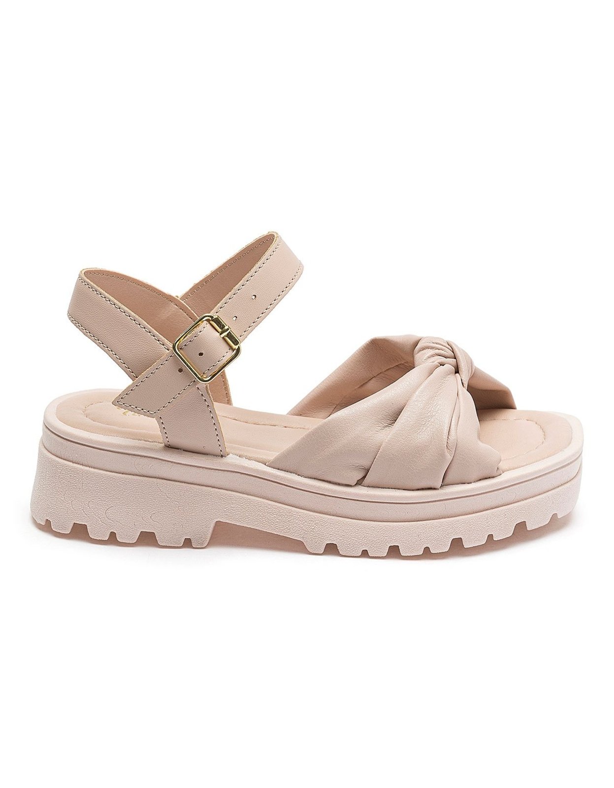Infantil - Sandália Menina Feminina Tininha Festa Casual Confort Nude