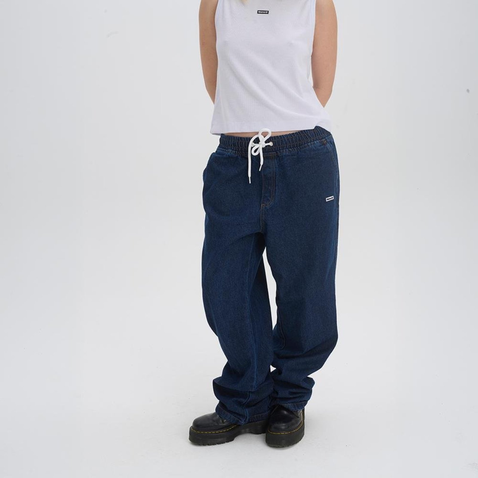 Calça Wide Fit Logo Unico