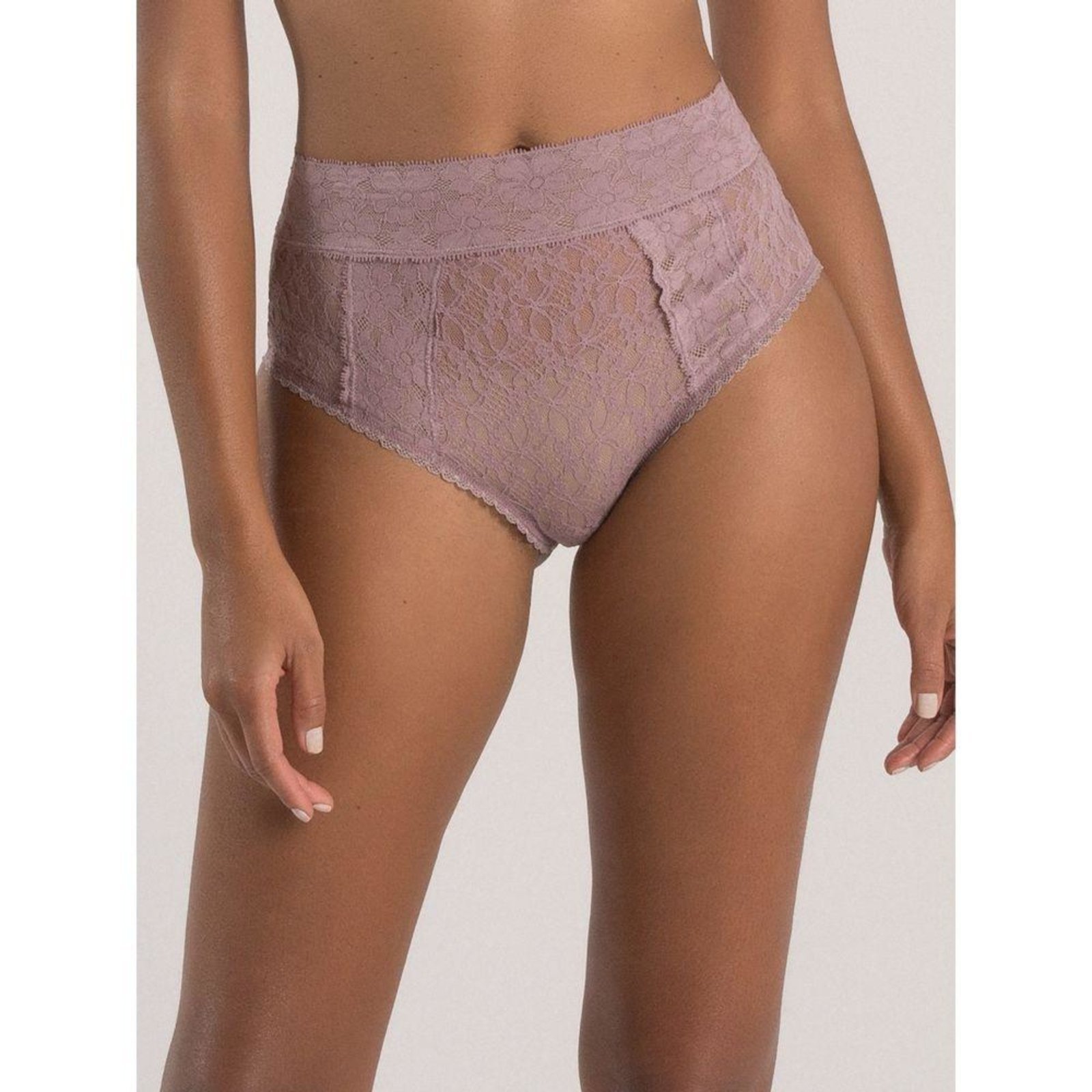 Calcinha Cintura Alta Renda Sweet Lace Quail Unico