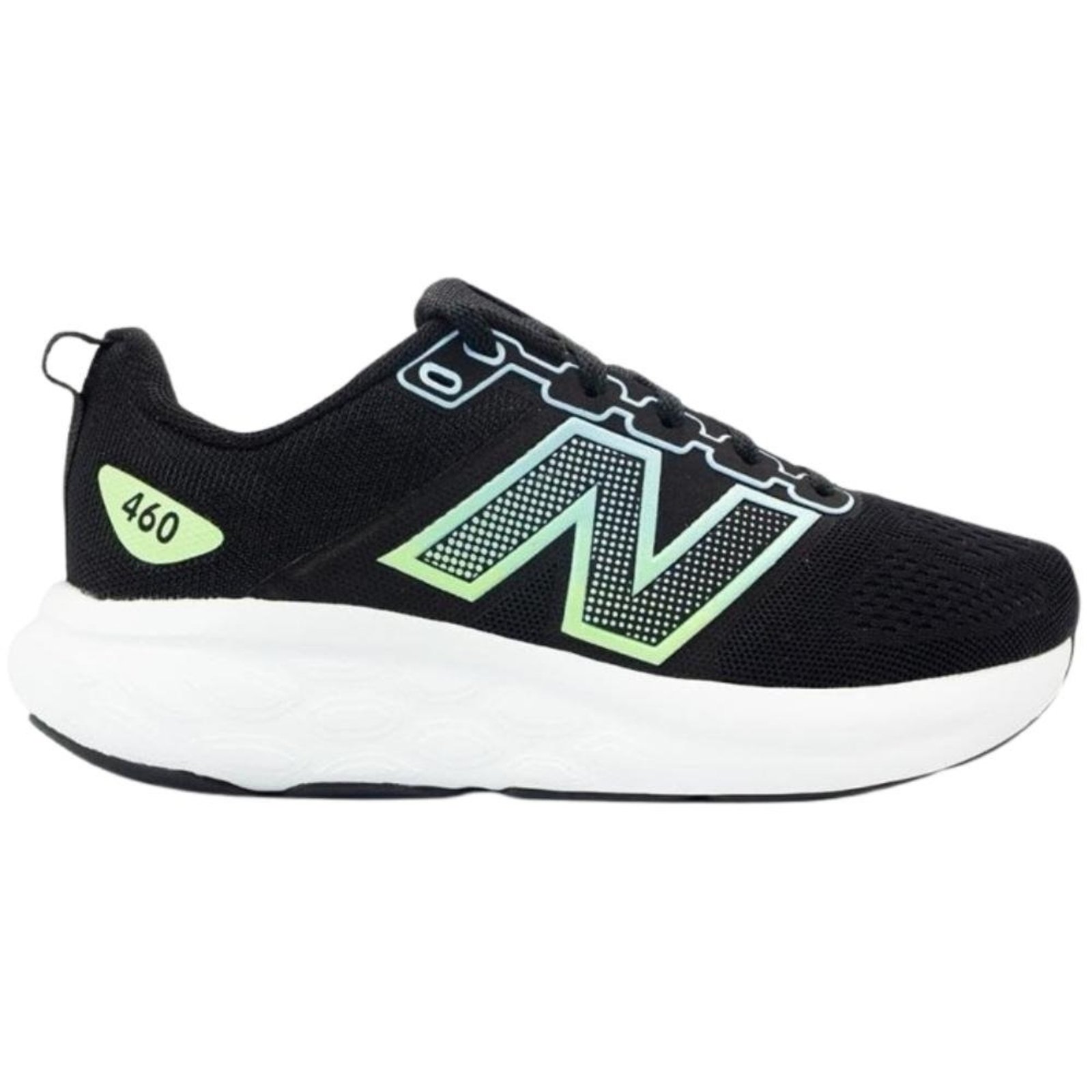 Tênis New Balance 460 V4 Masculino-preto/verde Neon