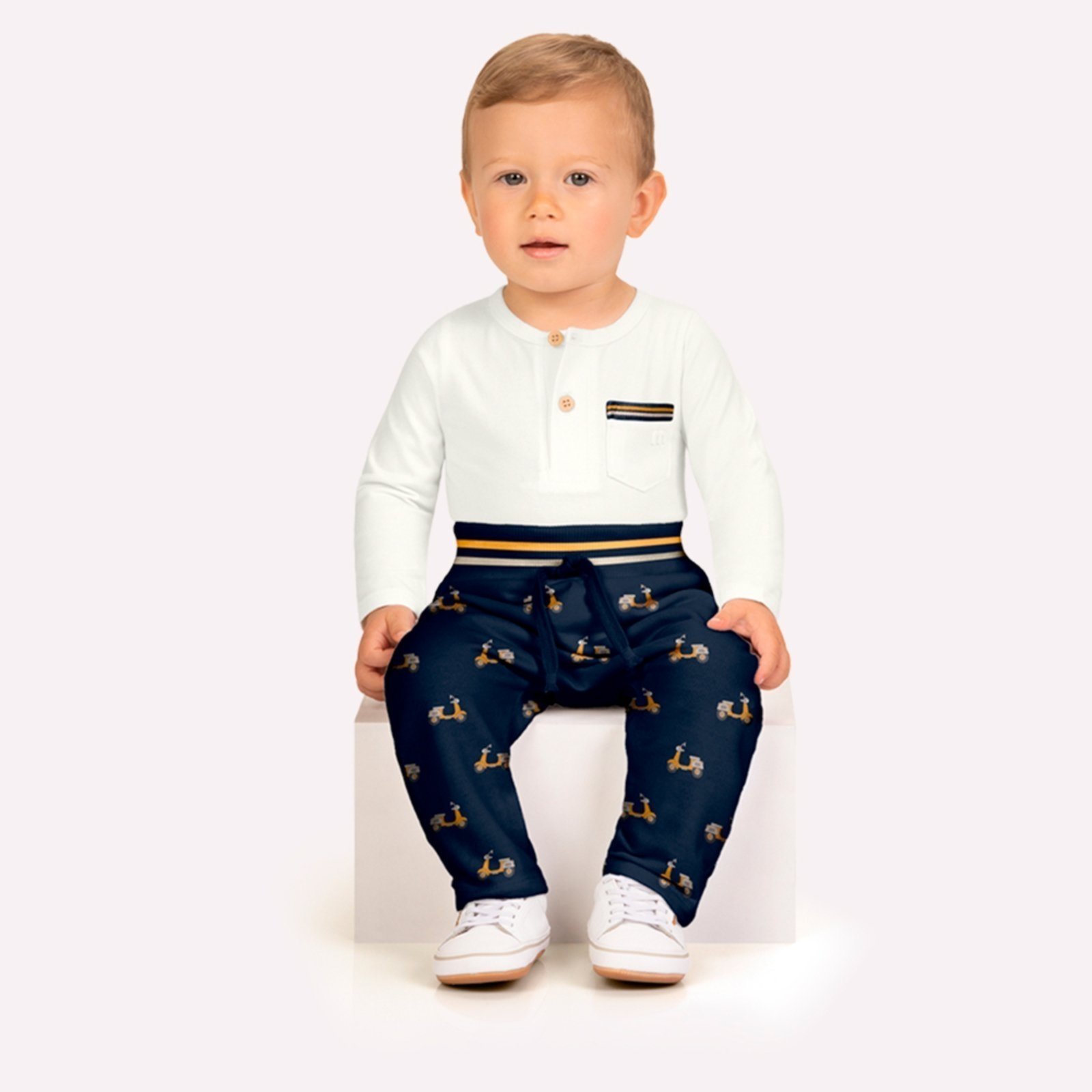 Infantil - Conjunto Menino Estampa Milon