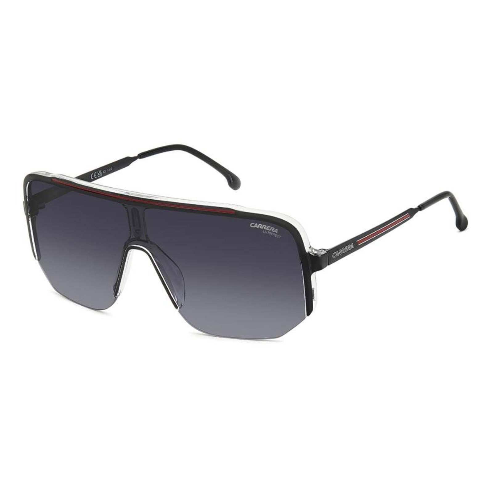 Óculos de Sol Carrera 1060S Black Red Dark Gray Shades
