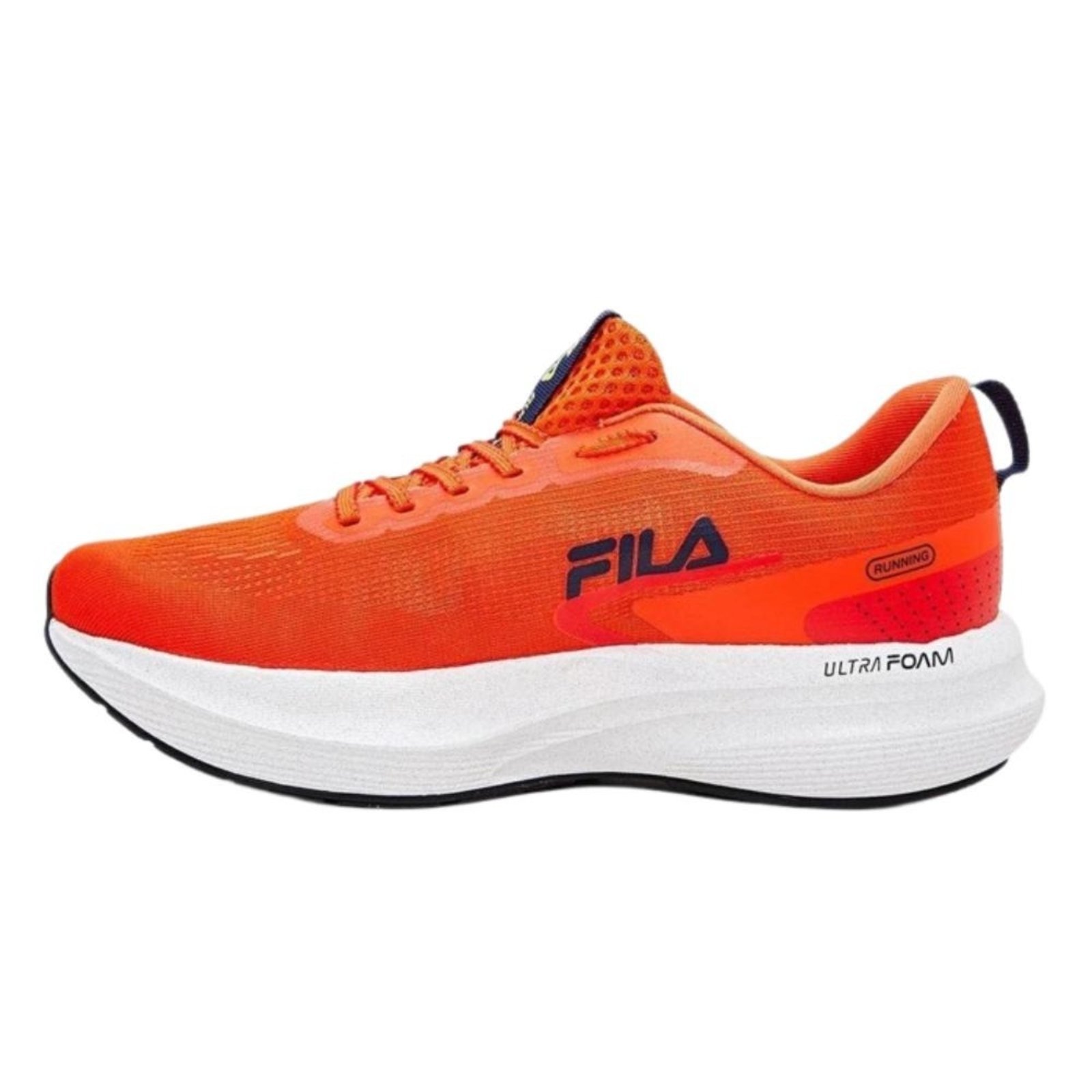 Vista 3 Tênis Fila Racer Fastpace Masculino marinho/vermelho laranja Fila laranja