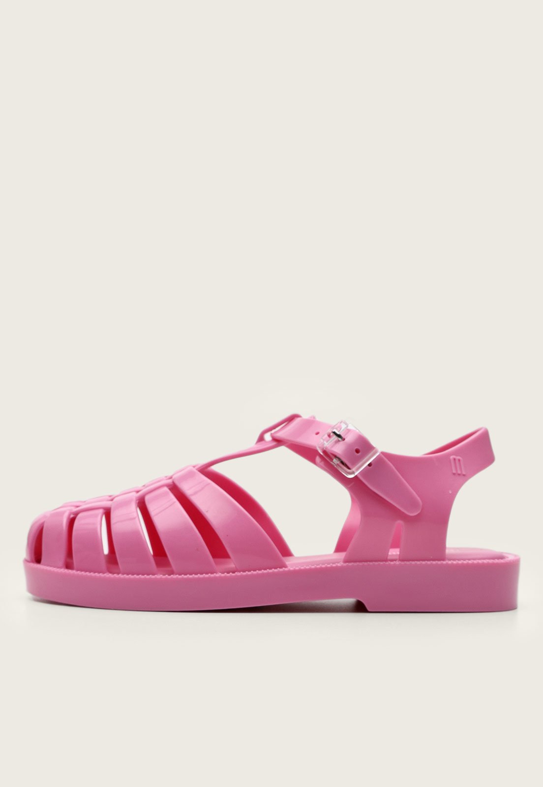Vista 3 Infantil - Sandália Mini Melissa Fivela rosa Mini Melissa rosa