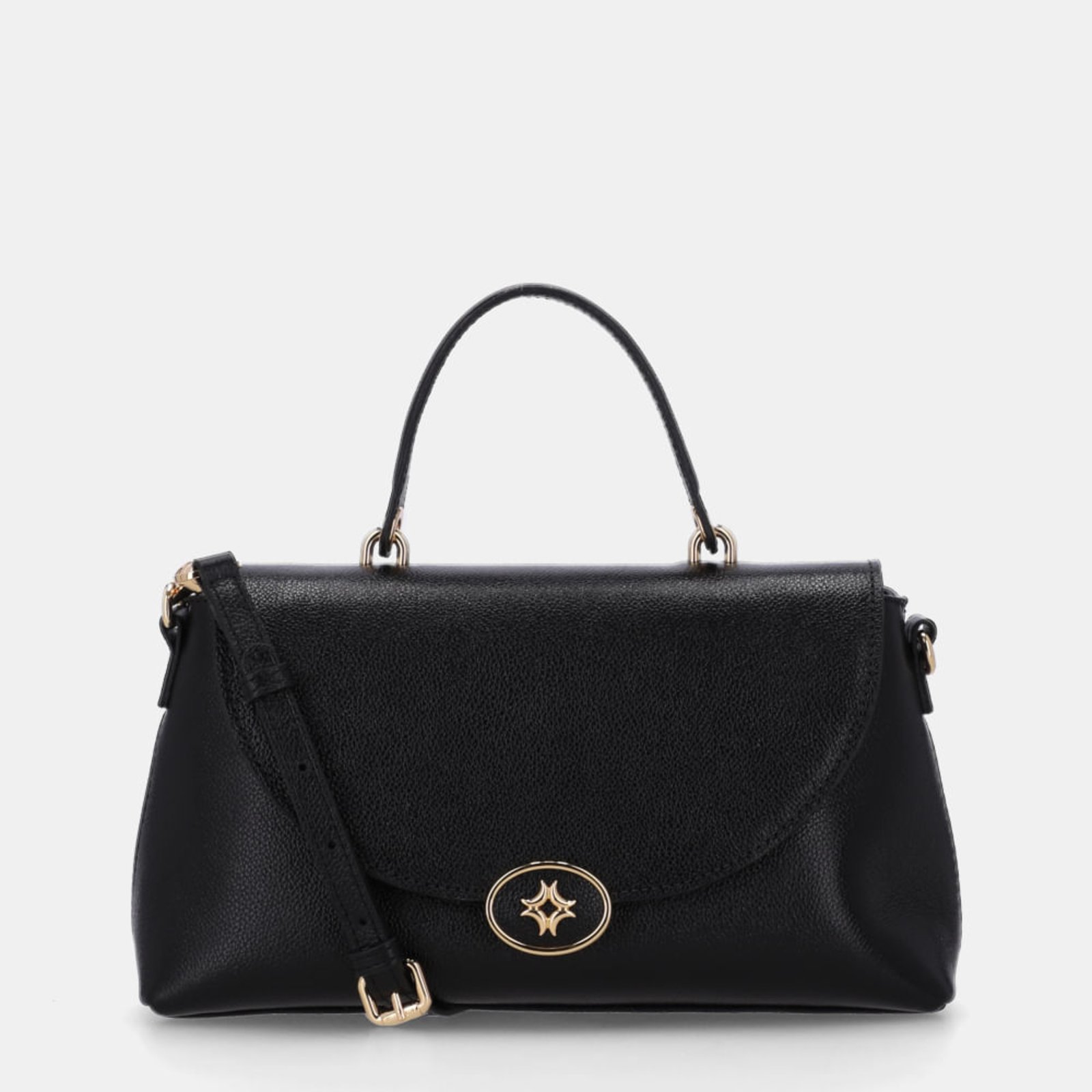Bolsa Satchel Média New Ridge Preto - 2000934 Luz da Lua