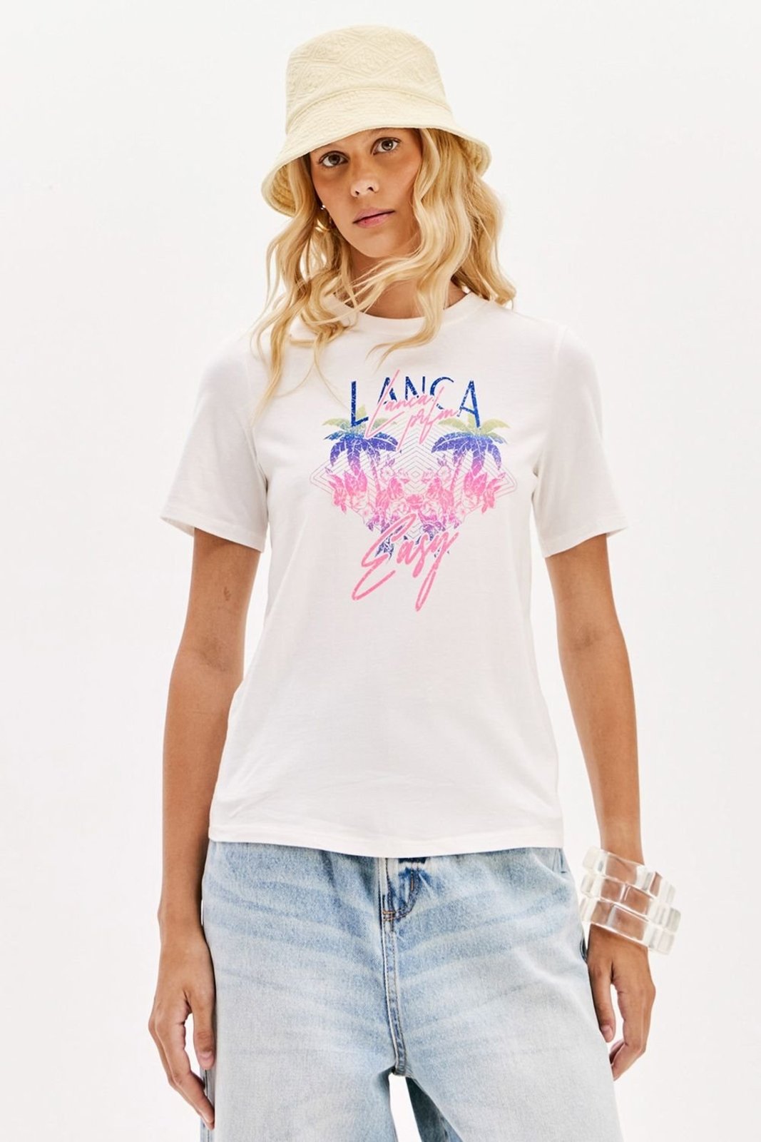 T-shirt Manga Curta Com Estampa Sport Easy