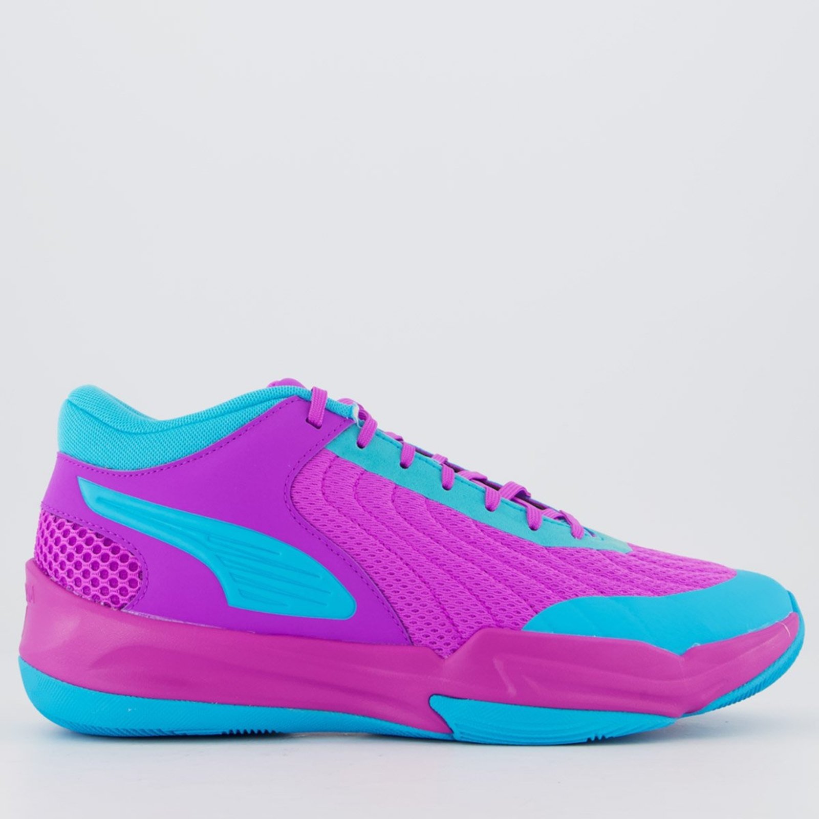 Tênis Puma Court Pro 2 Azul e Roxo