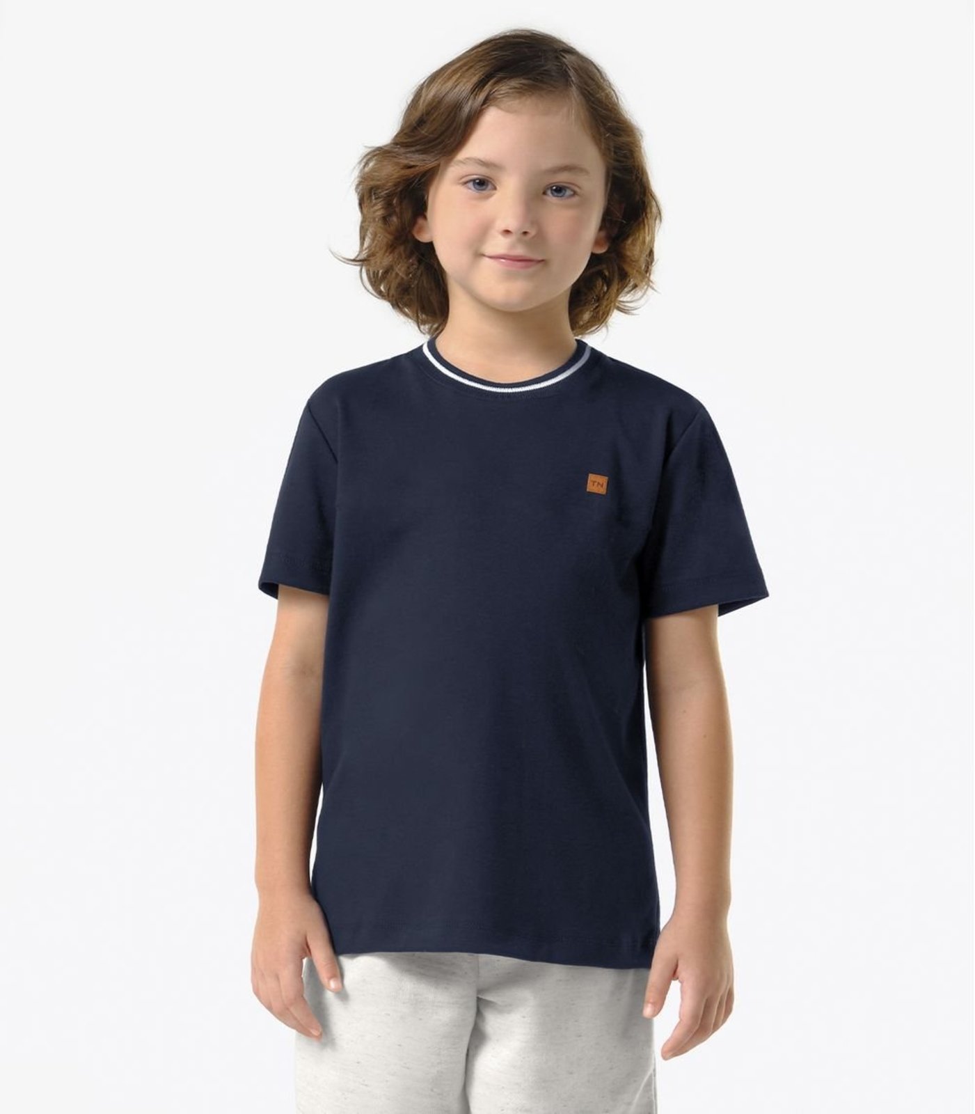 Infantil - Camiseta Menino Suedine Trick Nick Azul