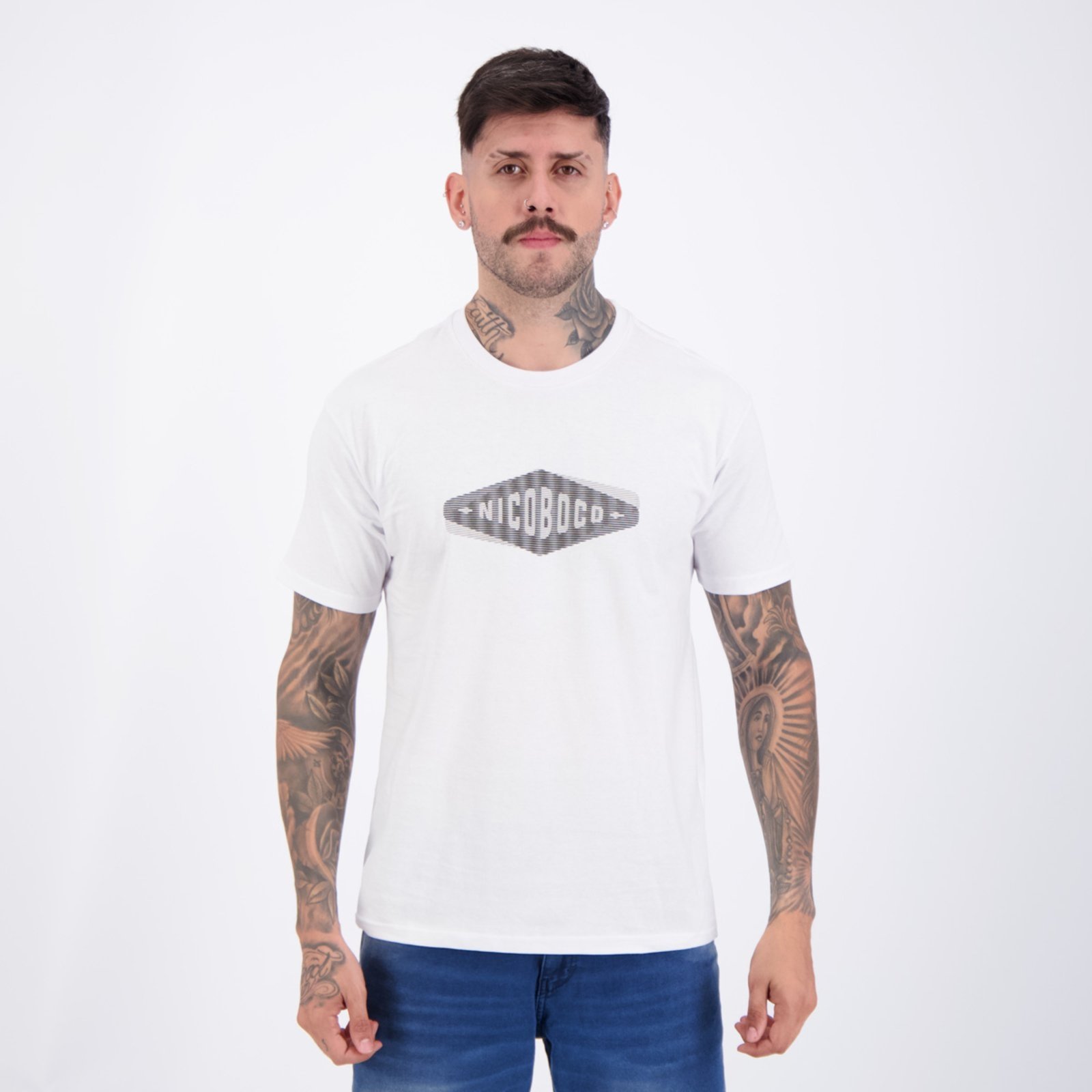 Camiseta Nicoboco Faith Branca
