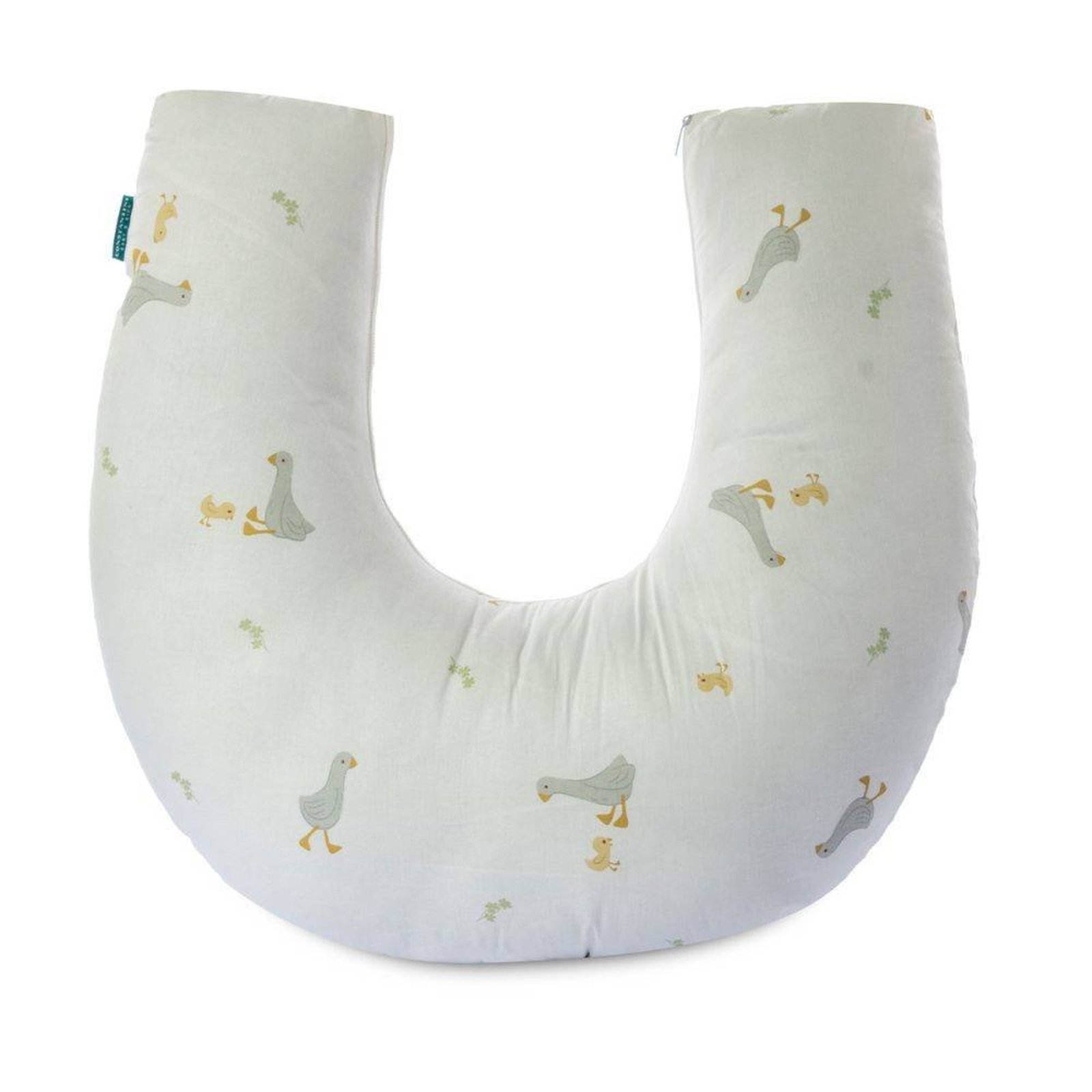 Infantil - Almofada Amamentação Casa Modelo Enxovais Baby Percal 200 Fios Algodão - Patinho