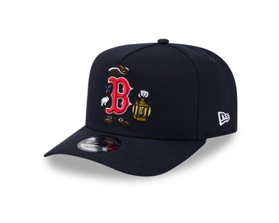 Bone New Era 9FIFTY A-Frame Boston Red Sox Marinho