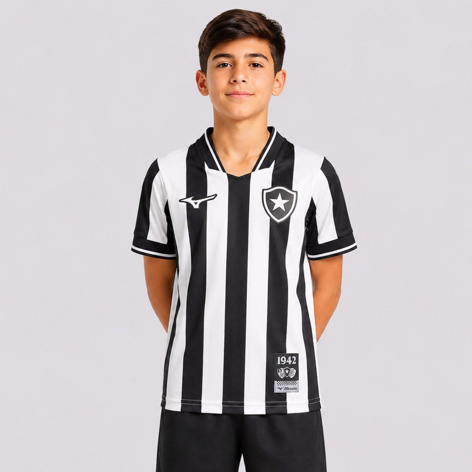 Camisa Mizuno Botafogo I 2026 Juvenil