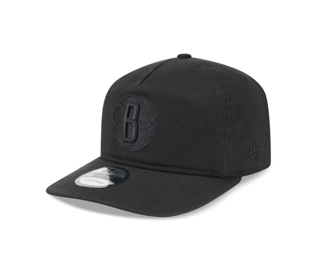 Bone New Era 19TWENTY Brooklyn Nets Quickstrike 2025 Preto