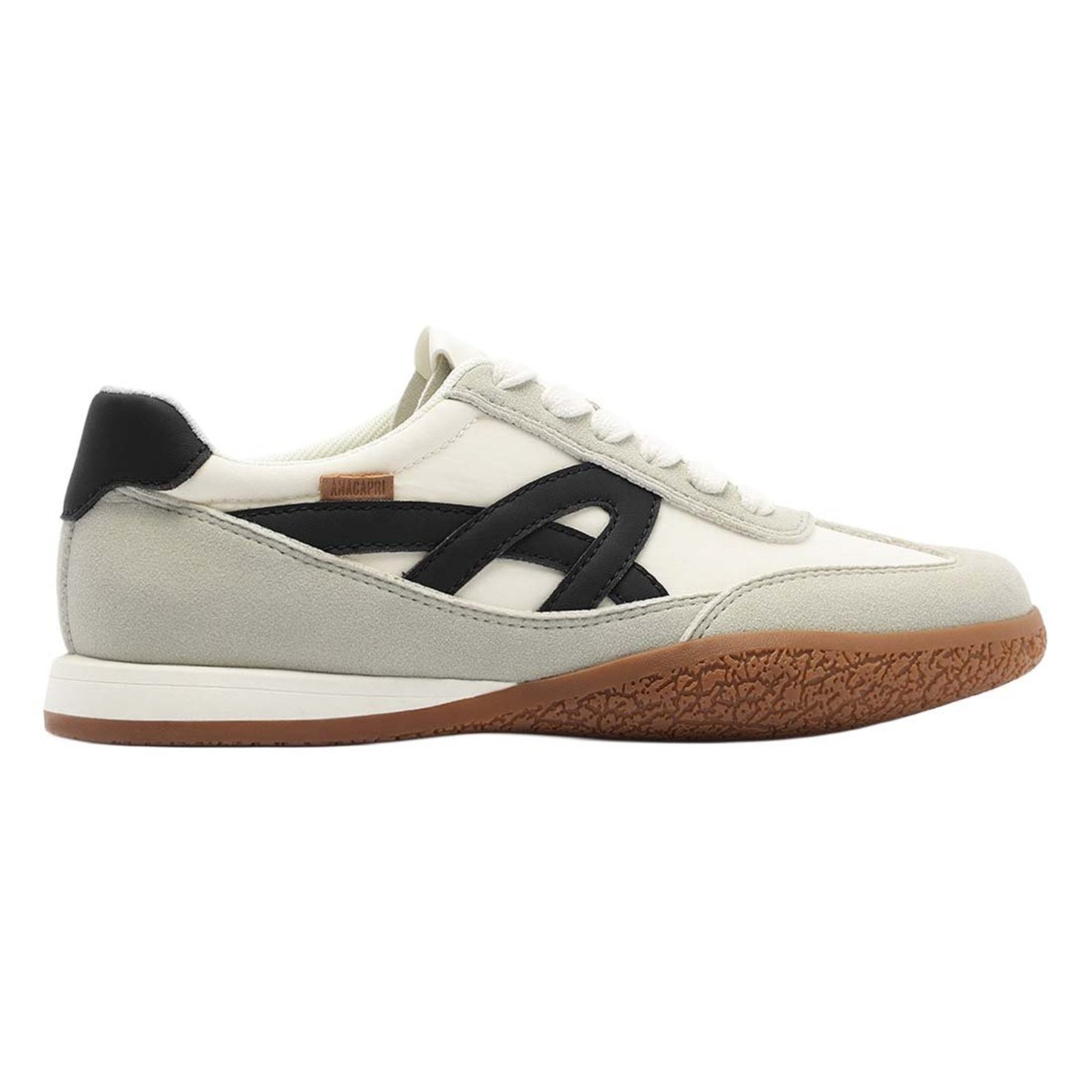 Tênis Anacapri Casual Retro Solado Borracha Cinza