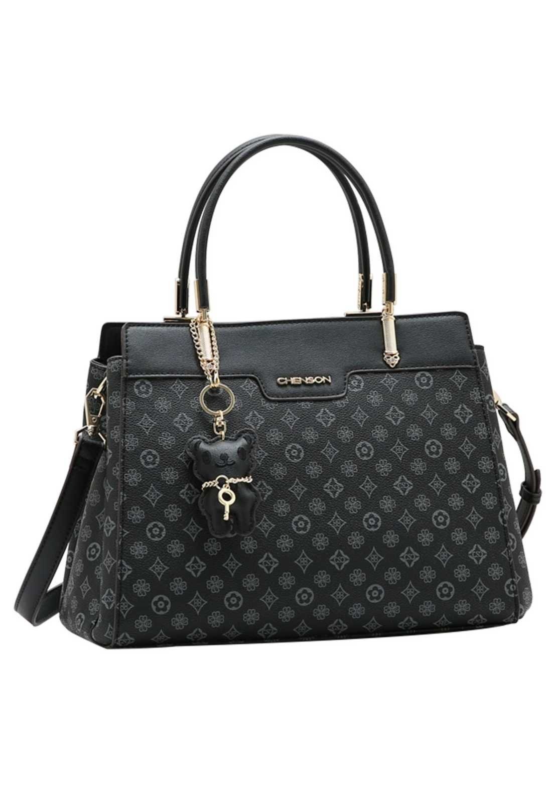 Bolsa Feminina Chenson Mão Classic Monograma 3485777 Preto