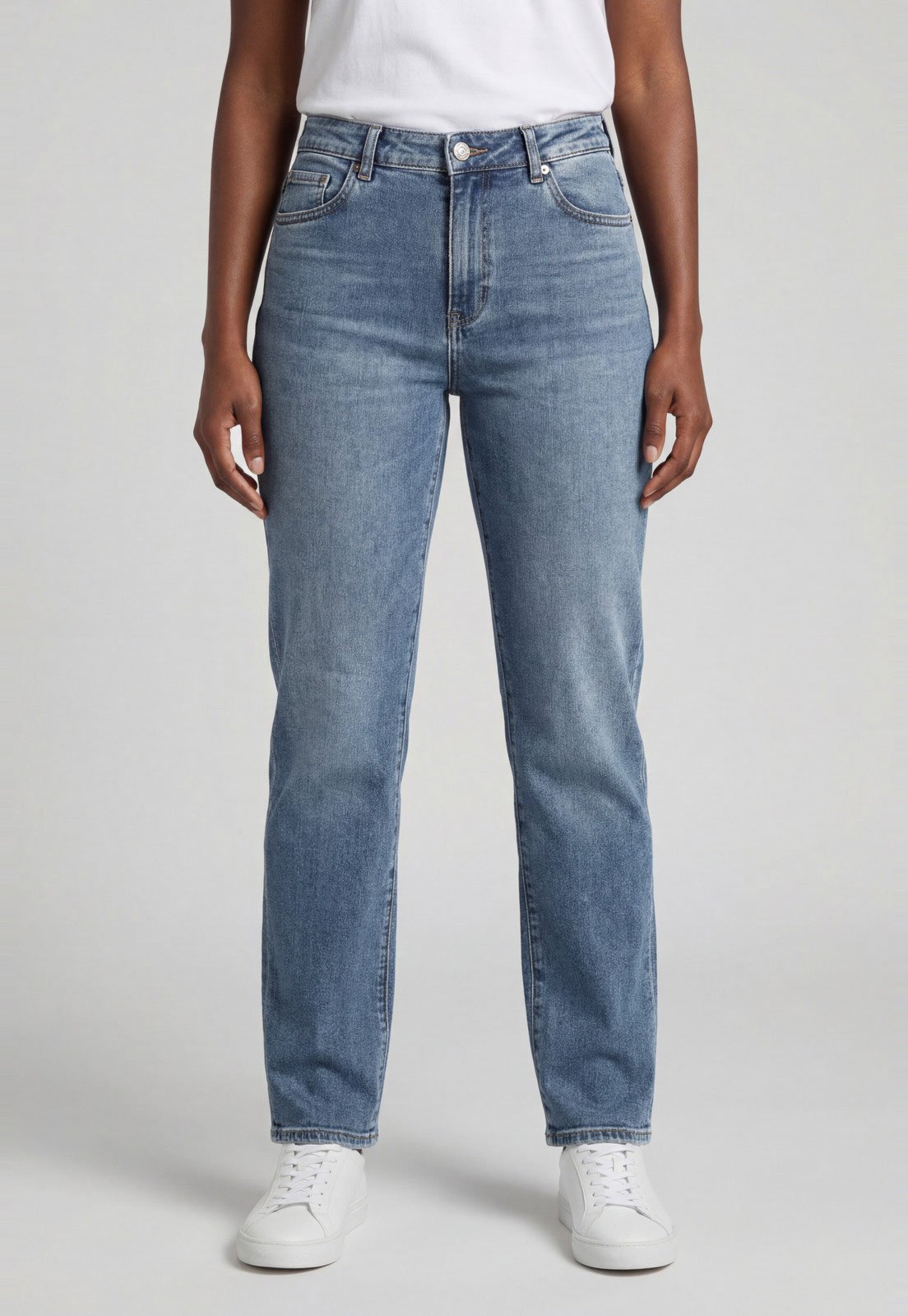 Calça Jeans Sawary Semi Baggy Azul Claro