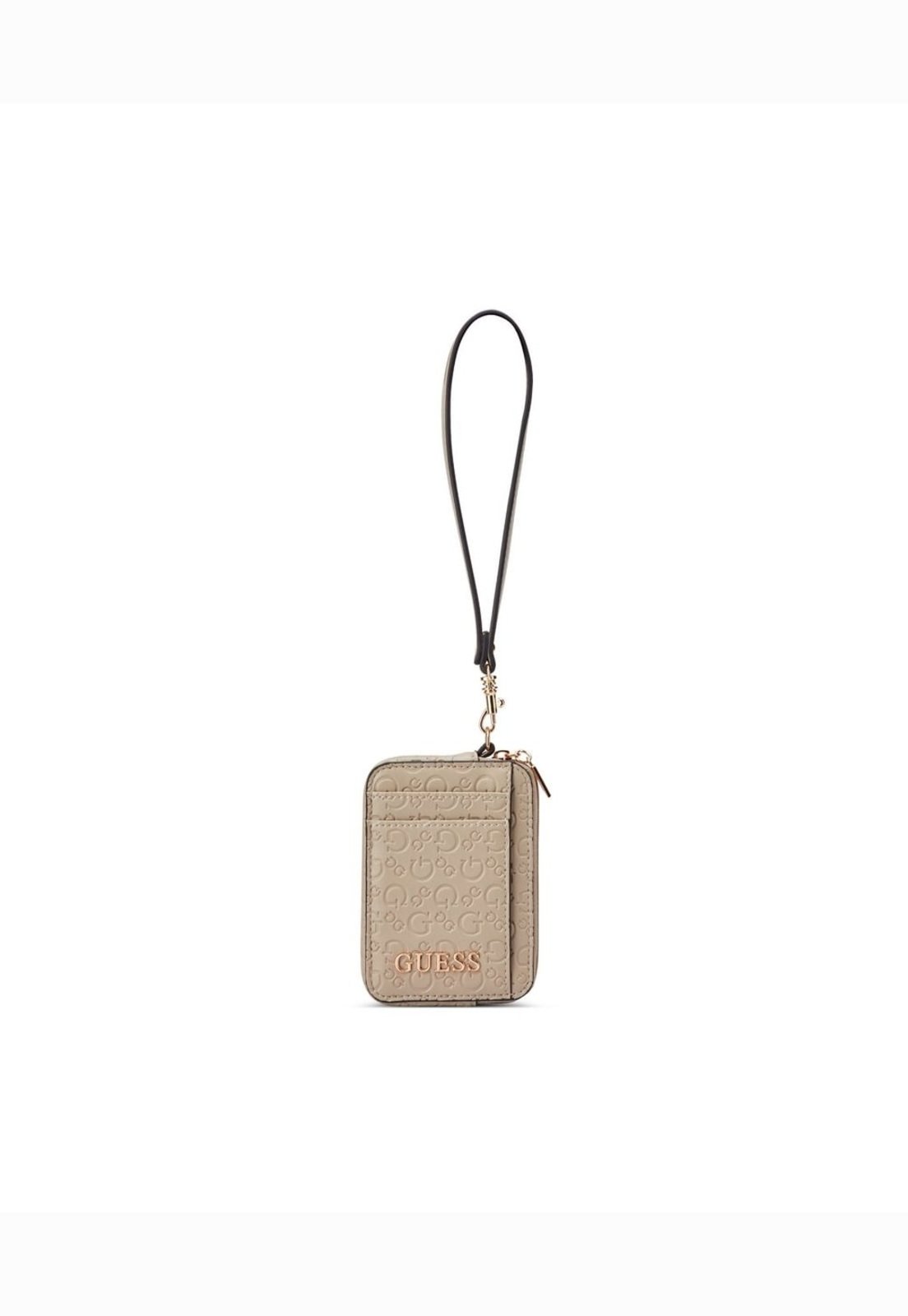 Carteira Guess Elliot Slg Sml Zip W/ Wristlet Cinza