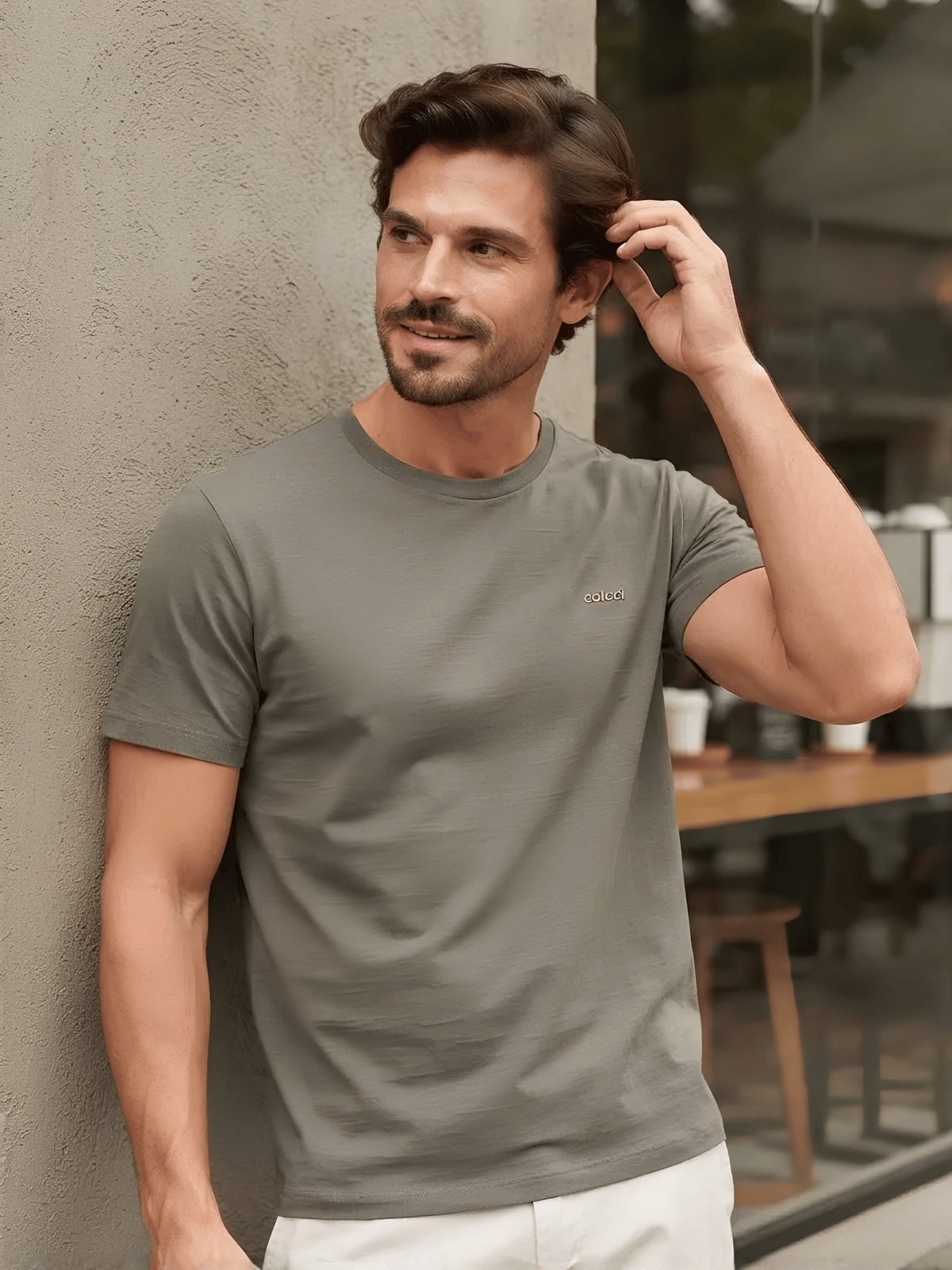 Camiseta Masculina Básica Colcci Cores Básicas