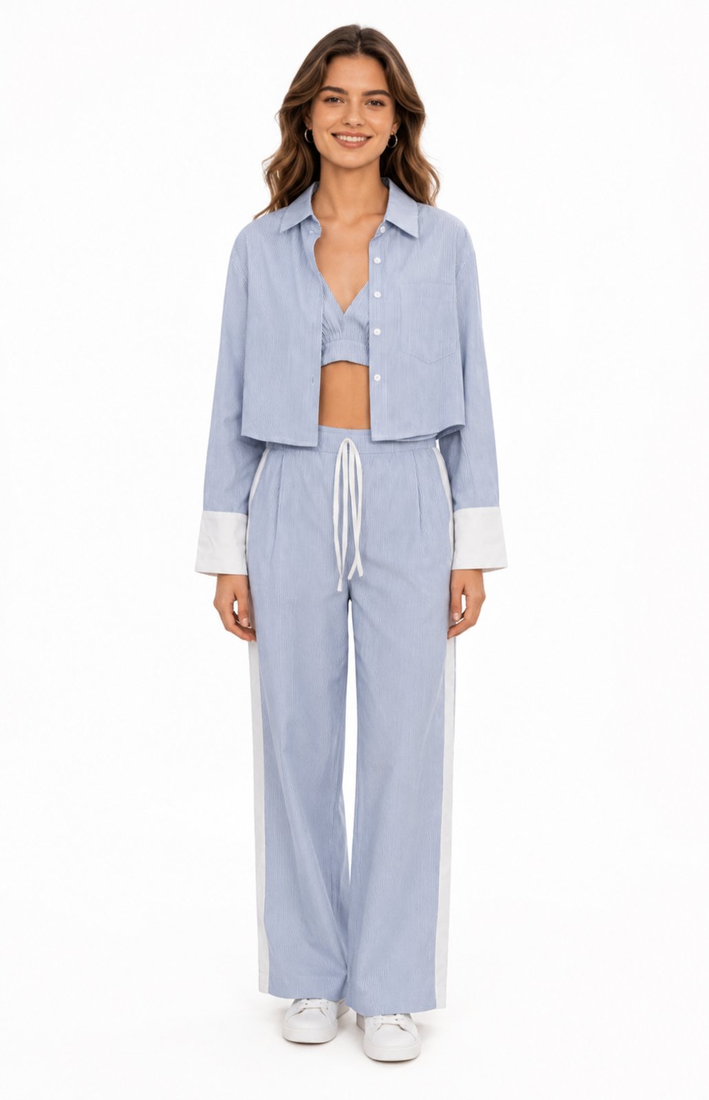 Conjunto Feminino D Bell Outlet Fashion Azul