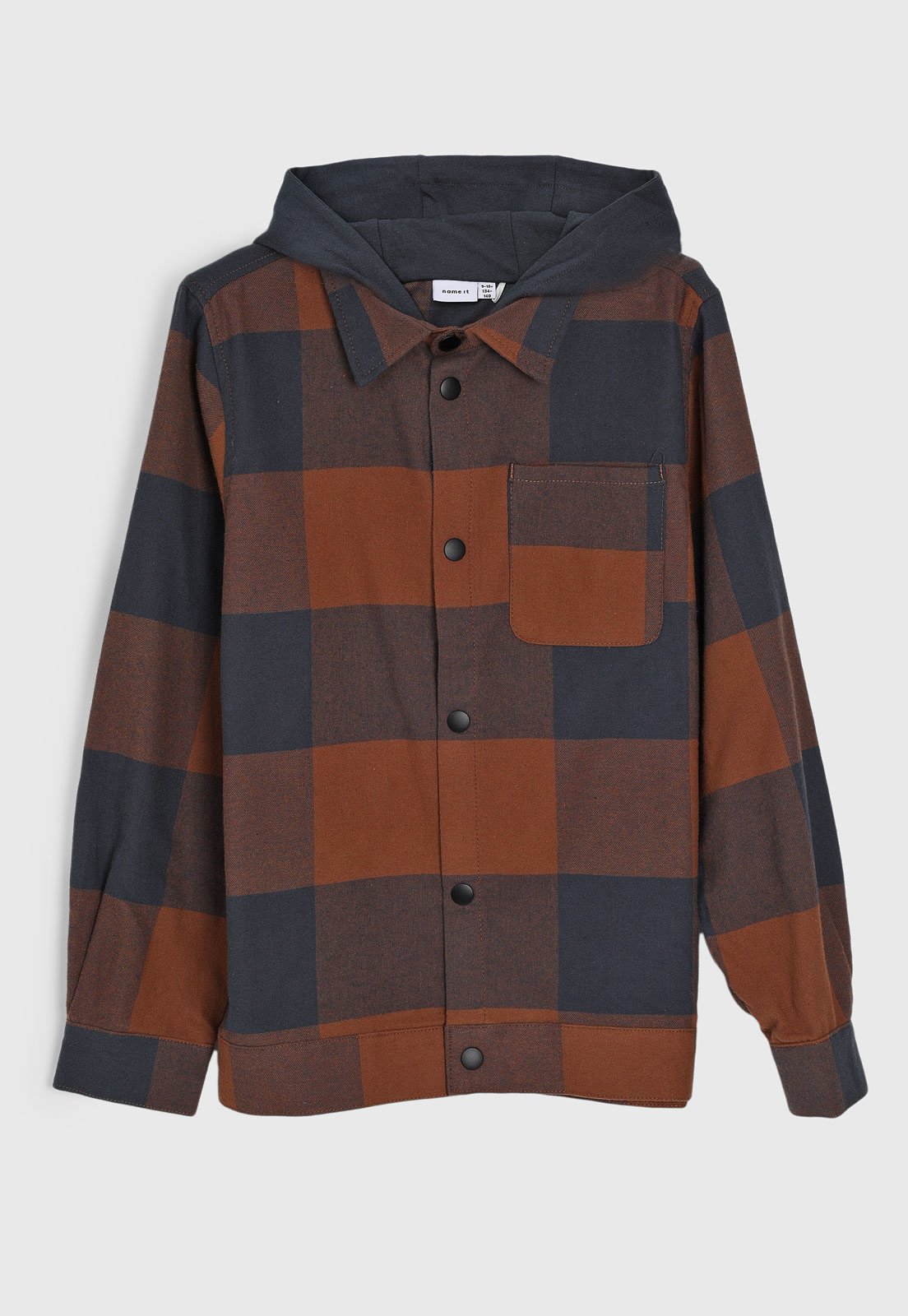Infantil – Camisa Name It Xadrez Azul-Marinho
