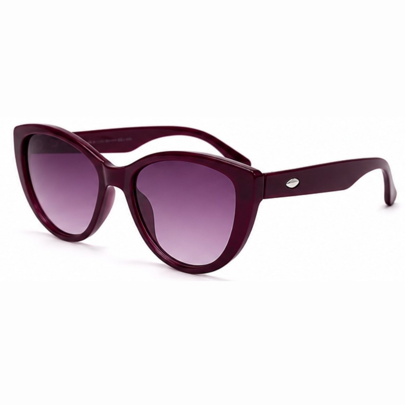 Óculos de Sol Feminino Gatinho UV400 Fashion Casual Elegante Premium Roxo