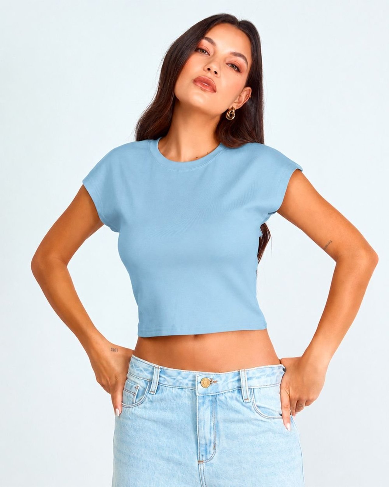 Blusa Cropped Feminina Premium 90303 Consciência — foto 6