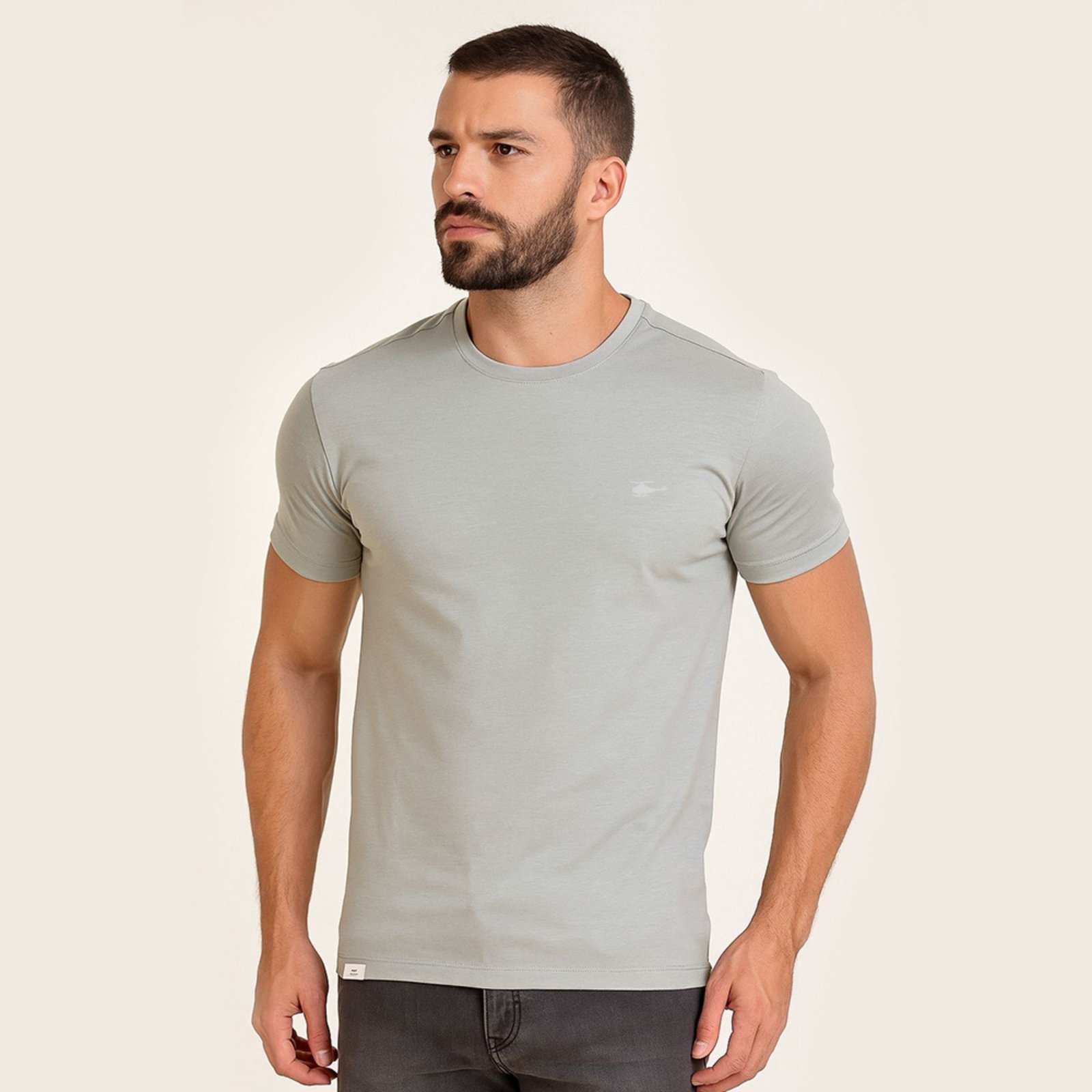Camiseta Masculina Sallo Gola O Básica Premium Shark