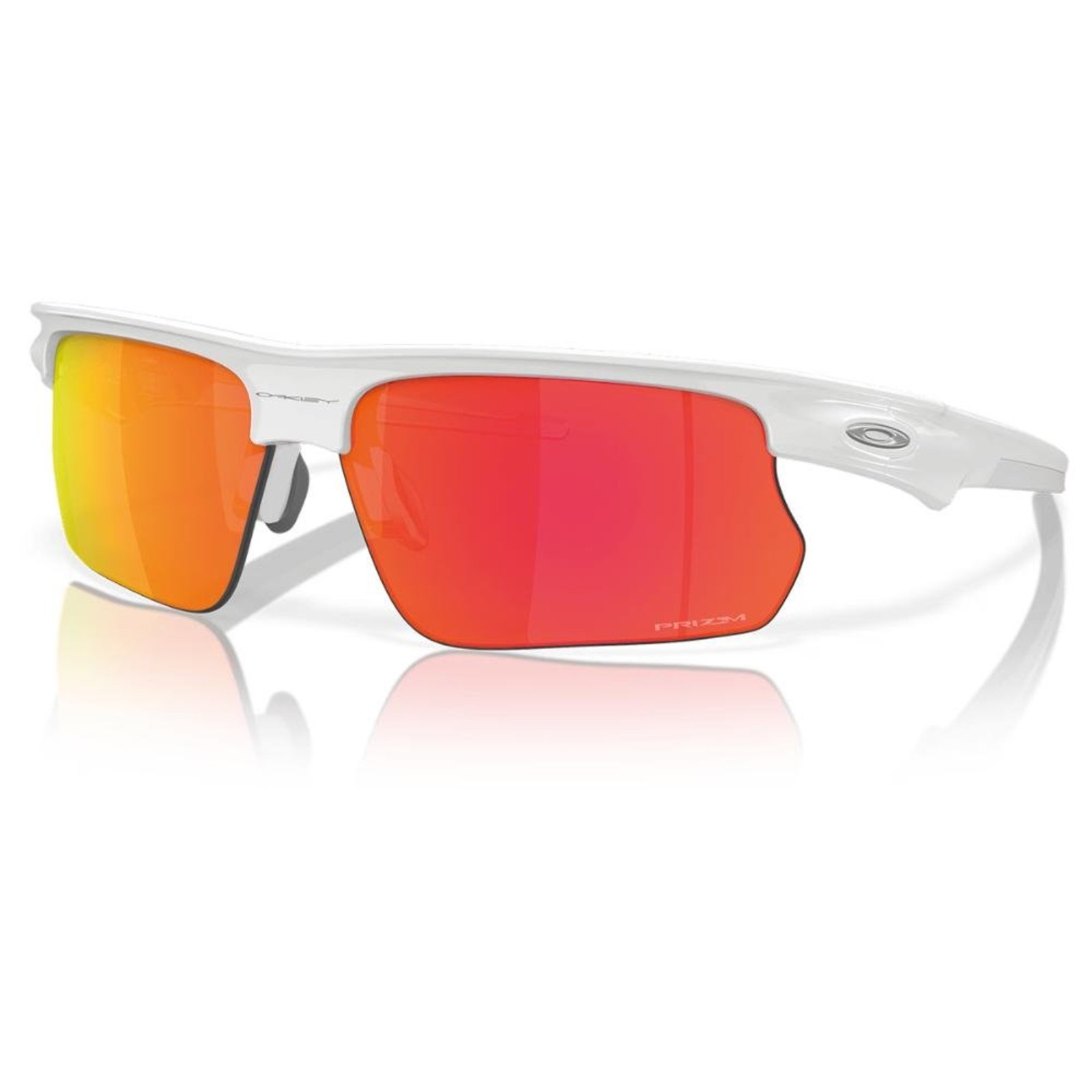 Óculos de Sol Oakley BiSphaera Polished White Prizm Ruby