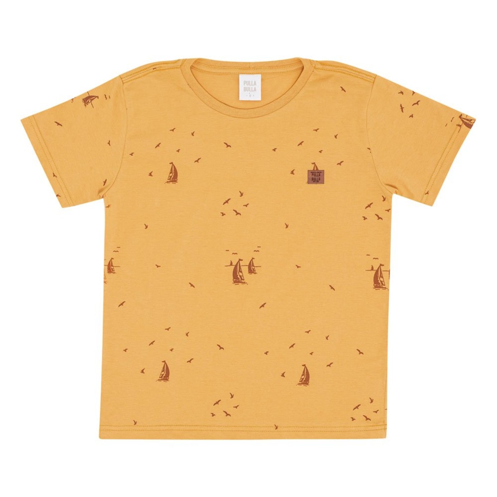 Infantil - Camiseta Menino - Ocre - 50760-345 Amarelo