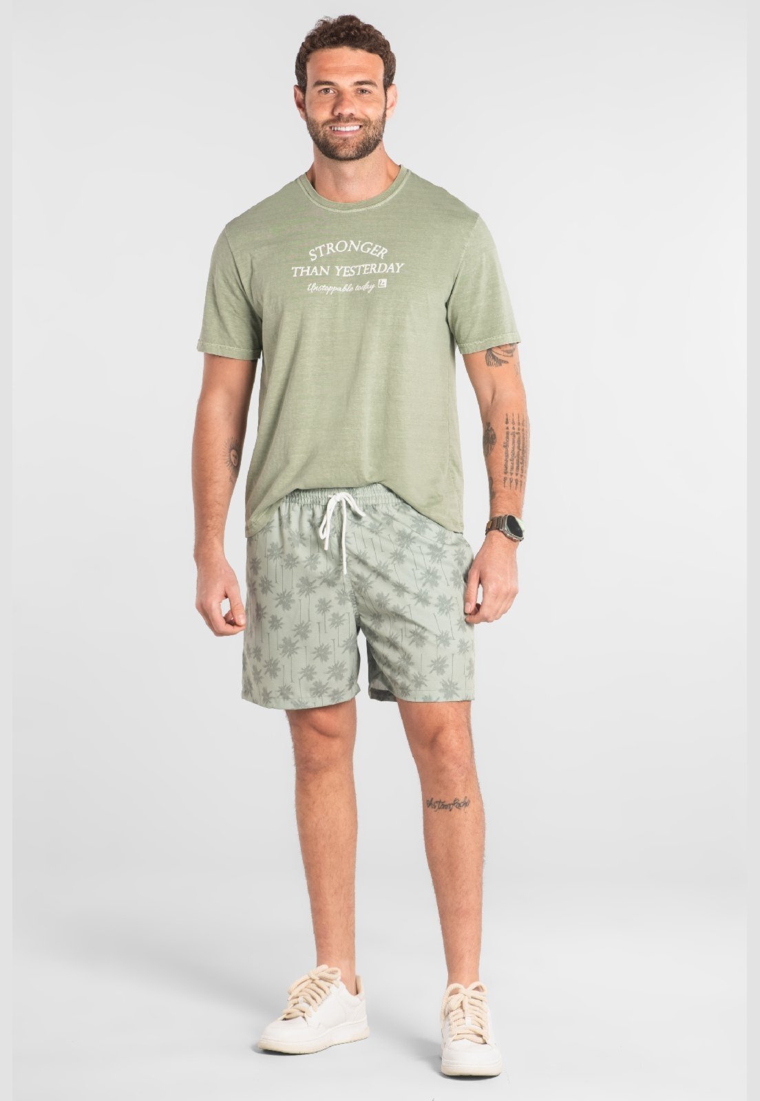 Shorts Masculino Microfibra The Philippines Verde