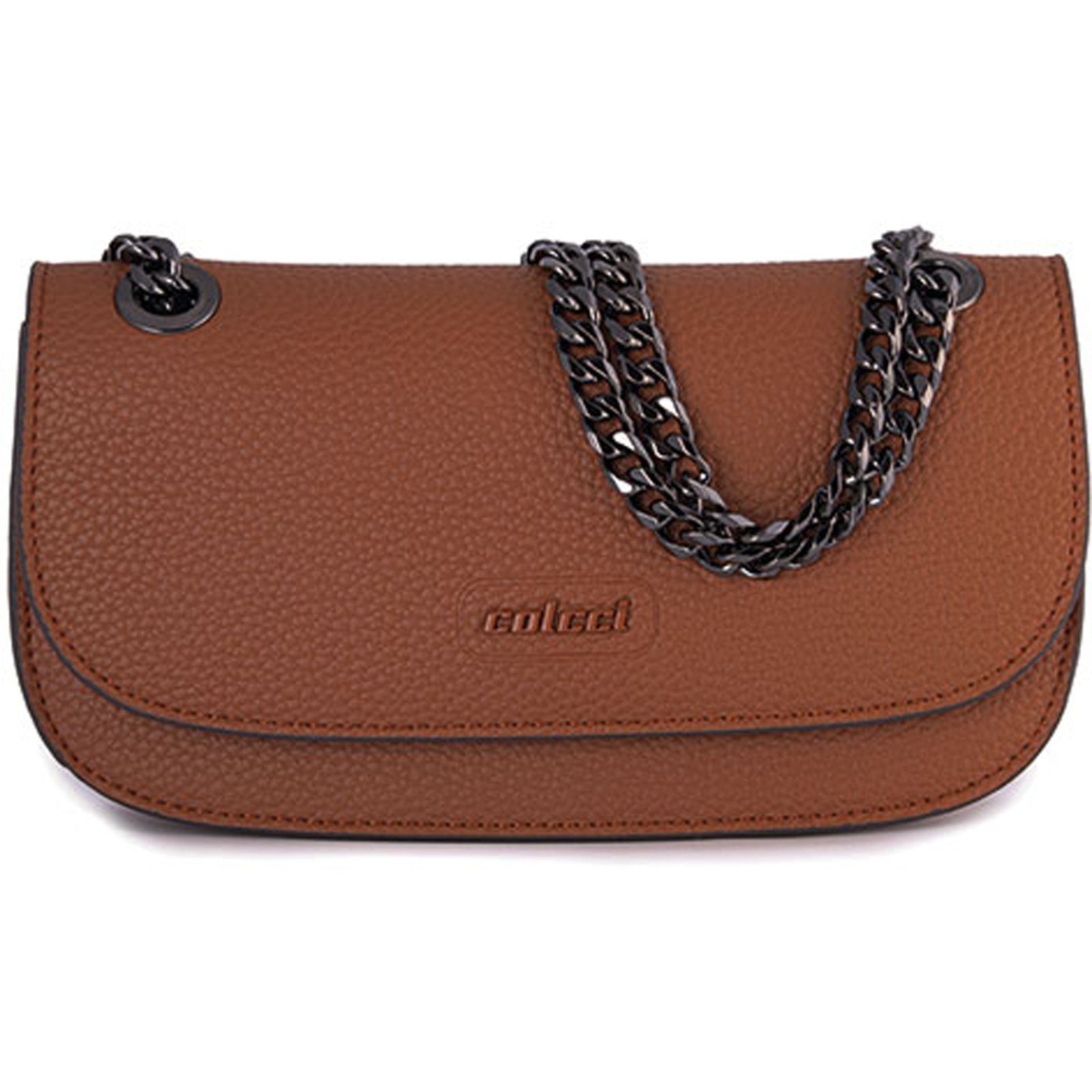 Bolsa Crossbody Colcci Chain In25 Marrom Feminino