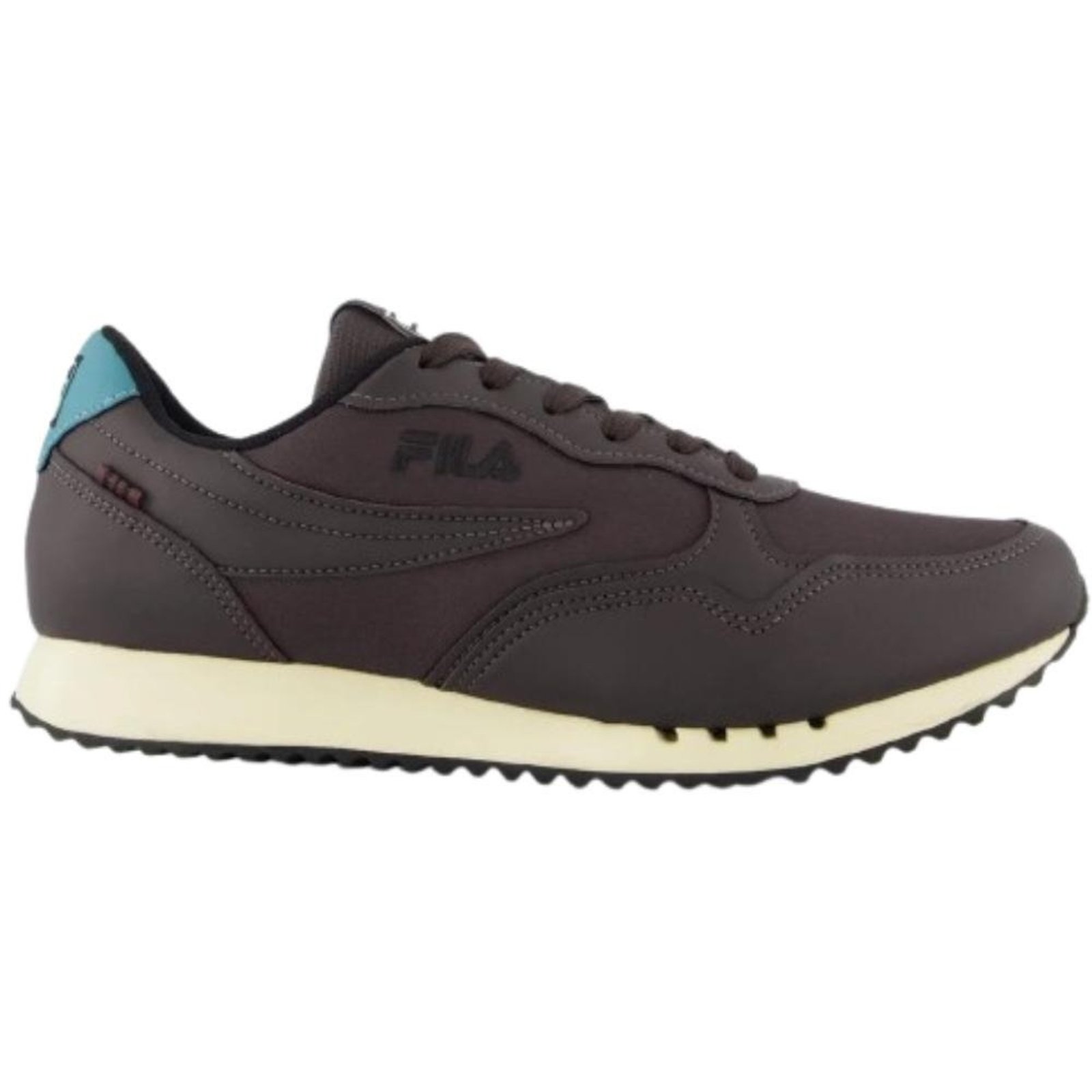 Tenis Fila Euro Jogger Vintage Masculino-marrom Preto