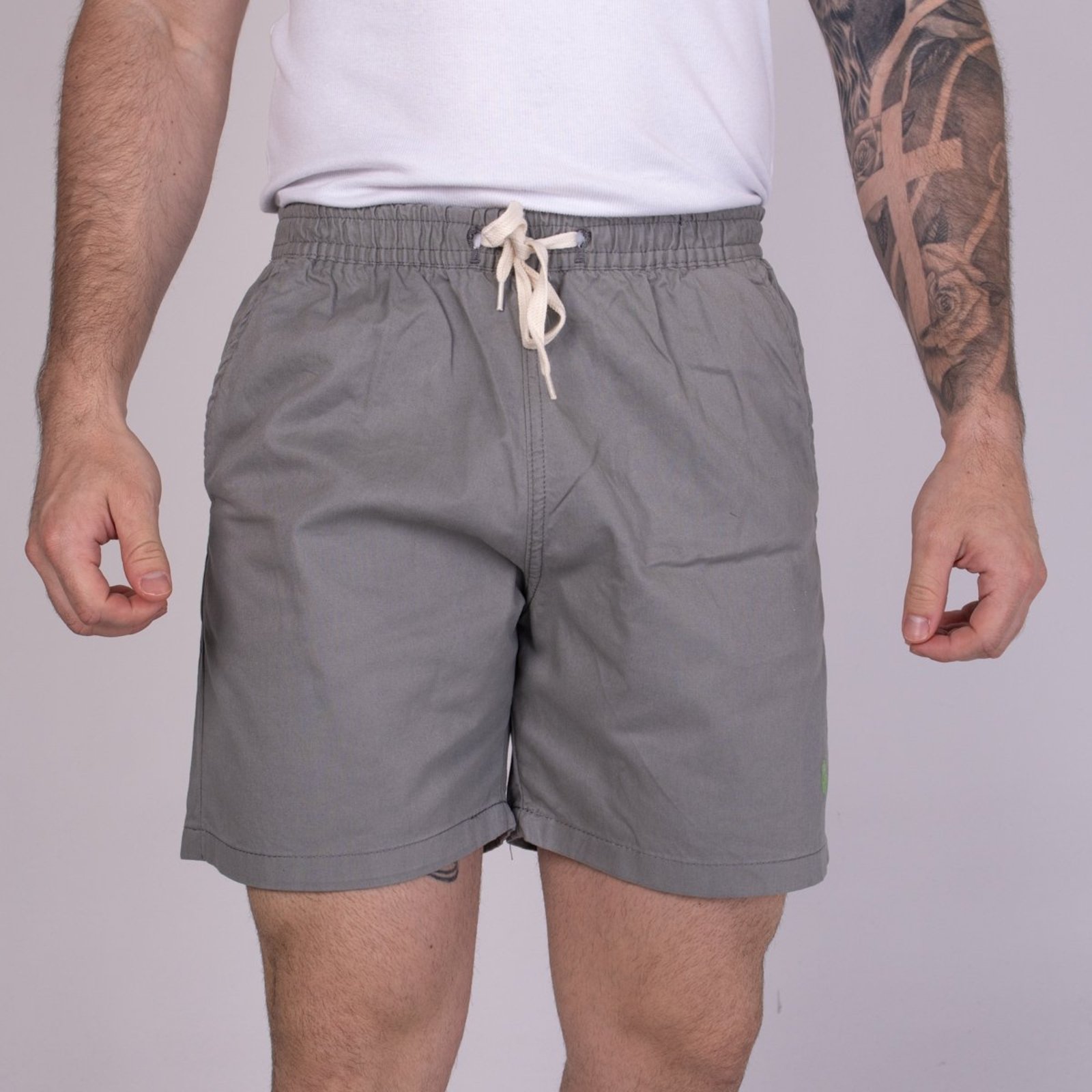 Shorts Sarja RL Chumbo