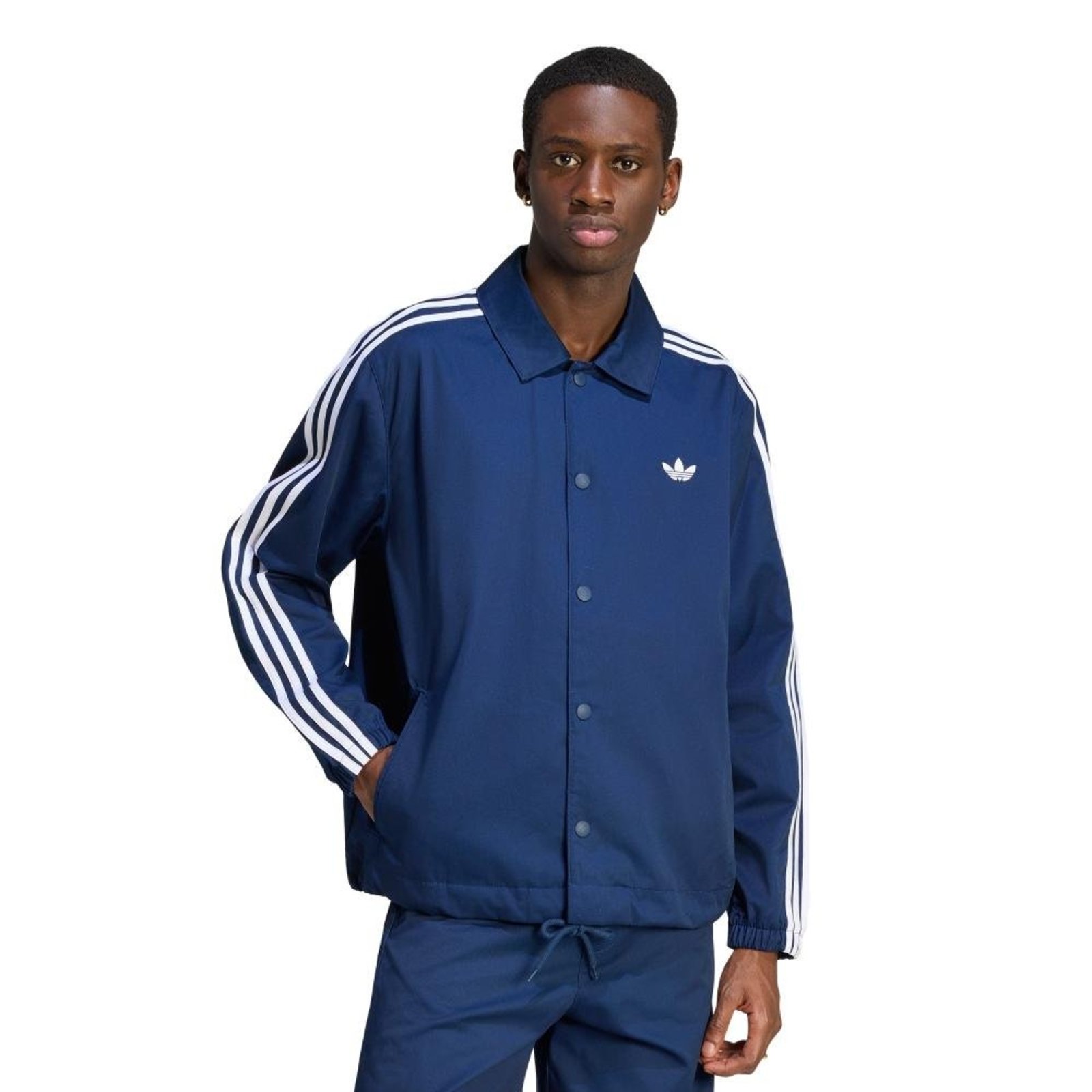 Jaqueta Treinador Três Listras adidas Originals Azul